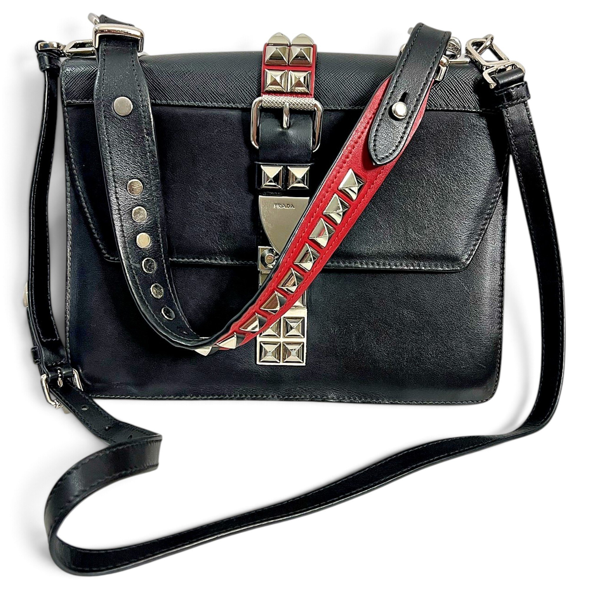 Elektra leather handbag