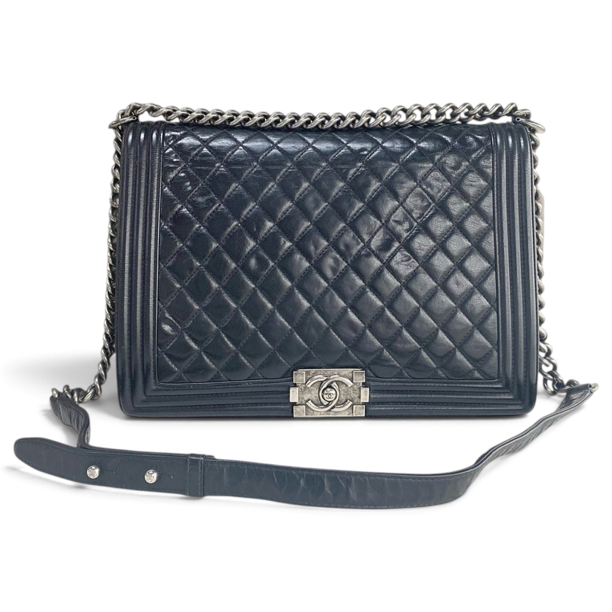 Boy leather handbag
