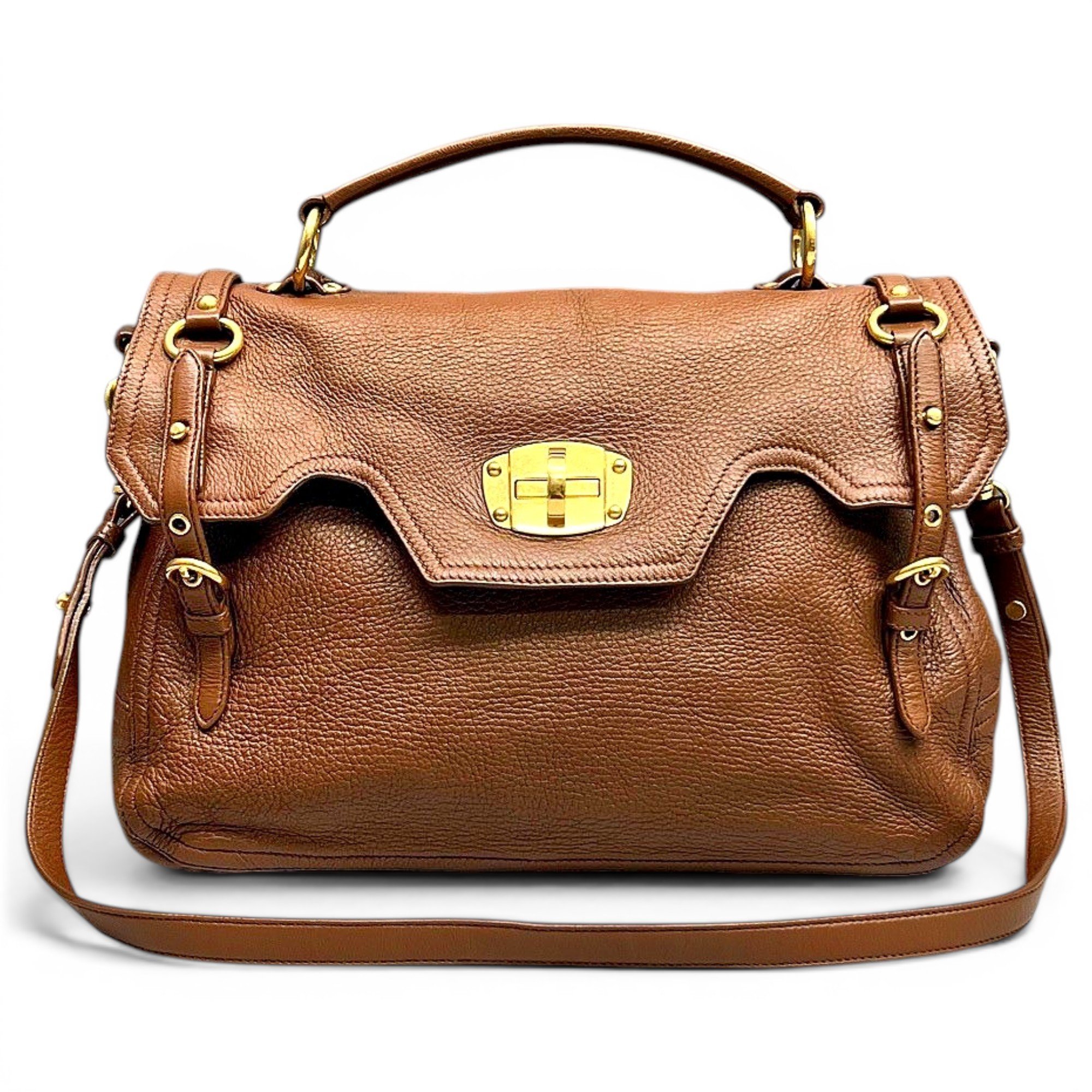 Leather handbag