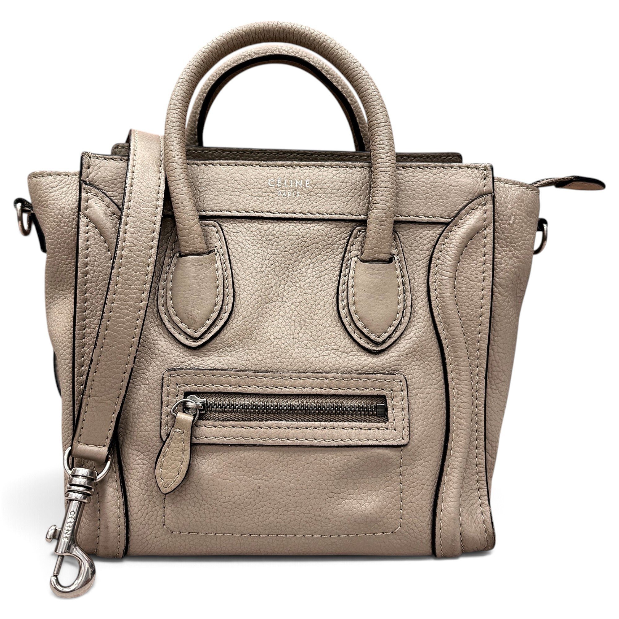 Nano Luggage leather handbag