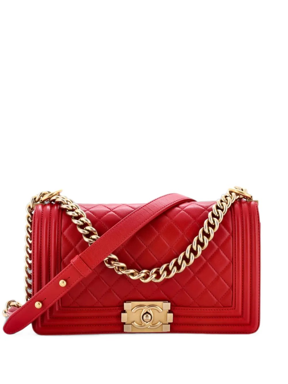 Boy Flap Bag Quilted Lambskin Old Medium shoulder bag