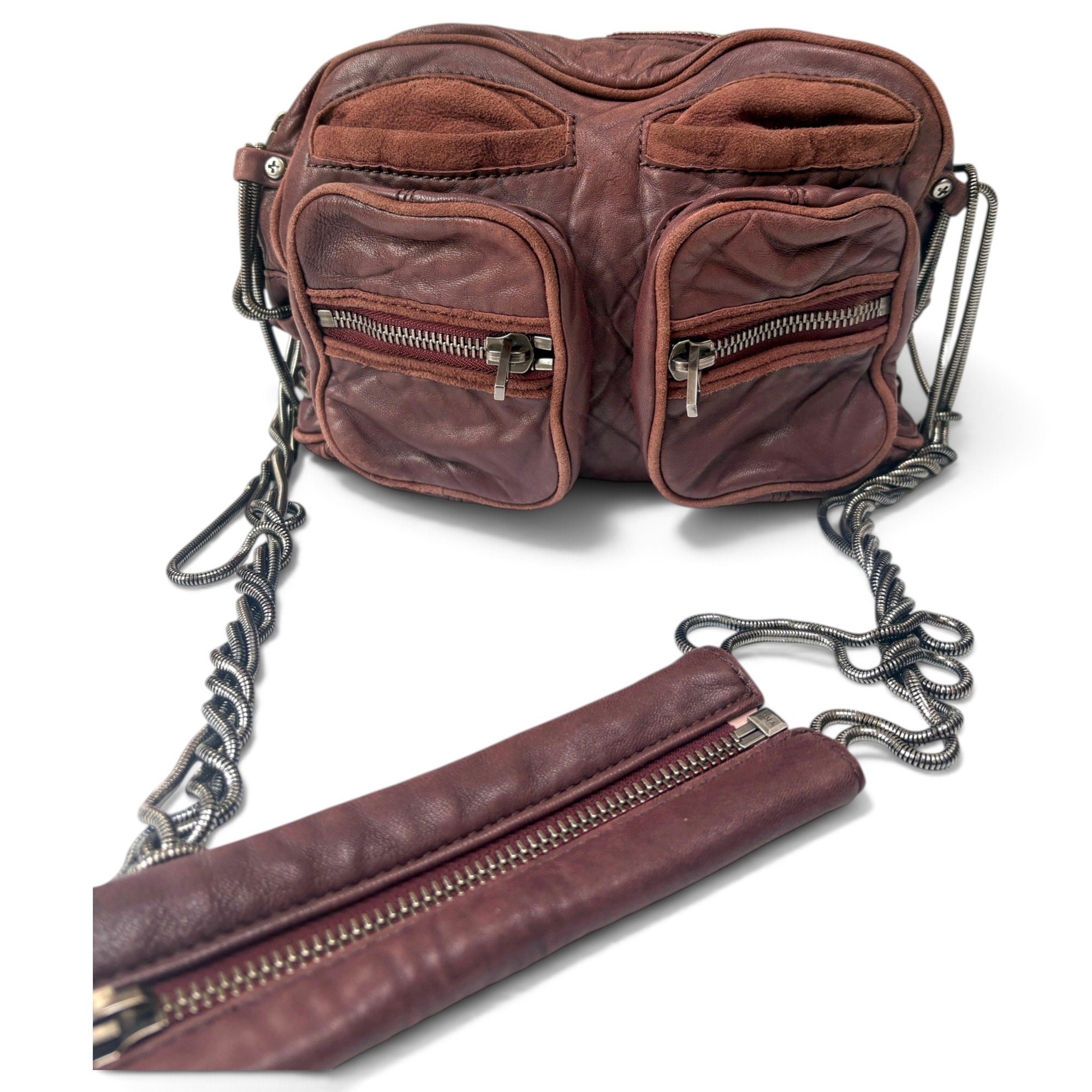 Brenda leather crossbody bag