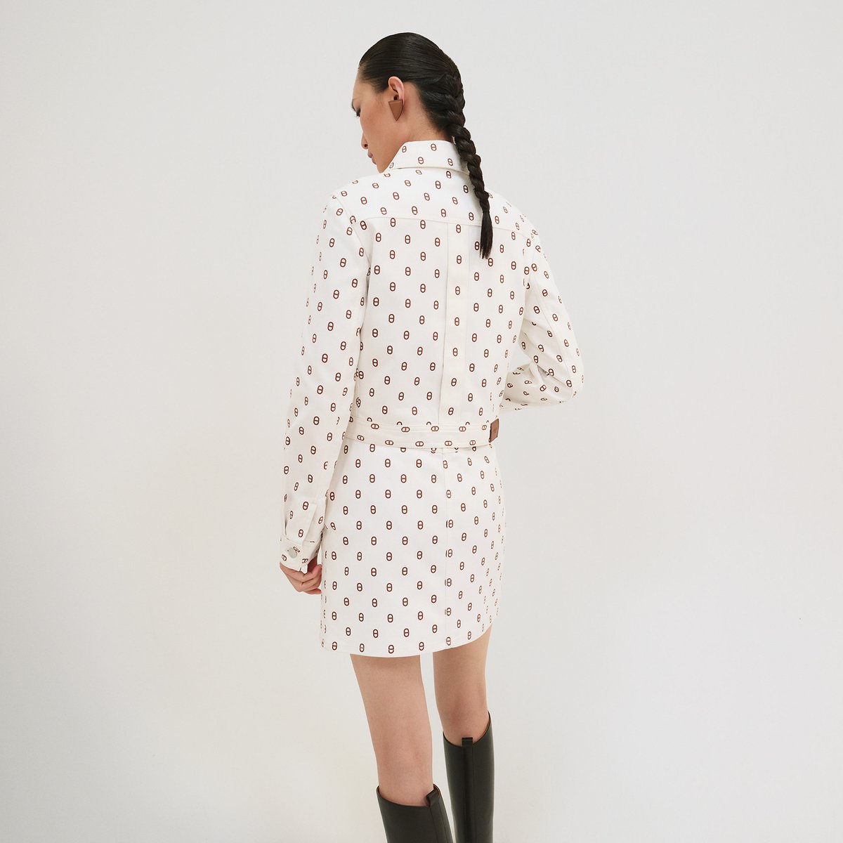 Marron Fauve "Chaine D'Ancre" Denim Jacket