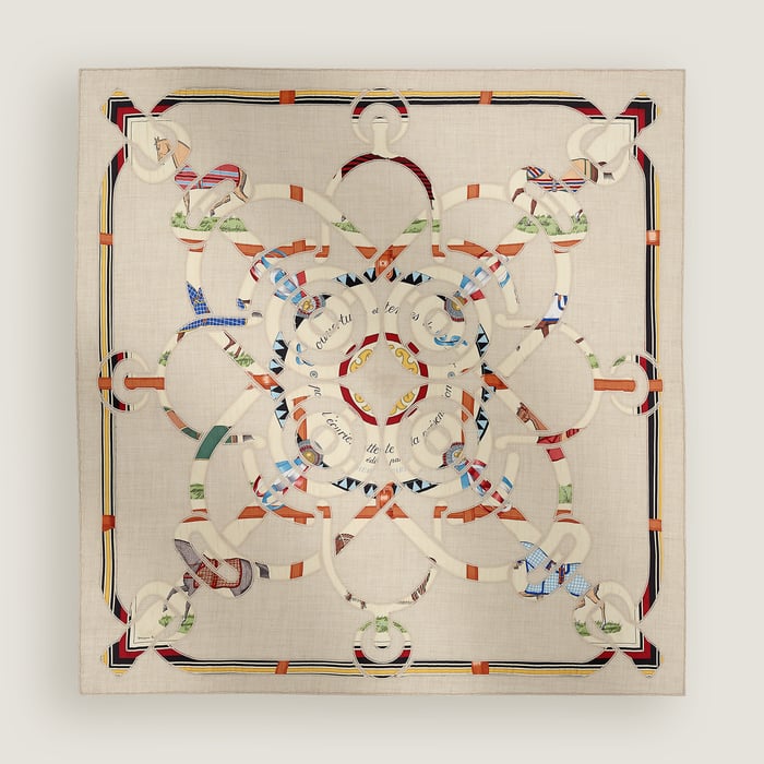 Eperons d'Or Et Couvertures Et Tenues De Jour Scarf 90