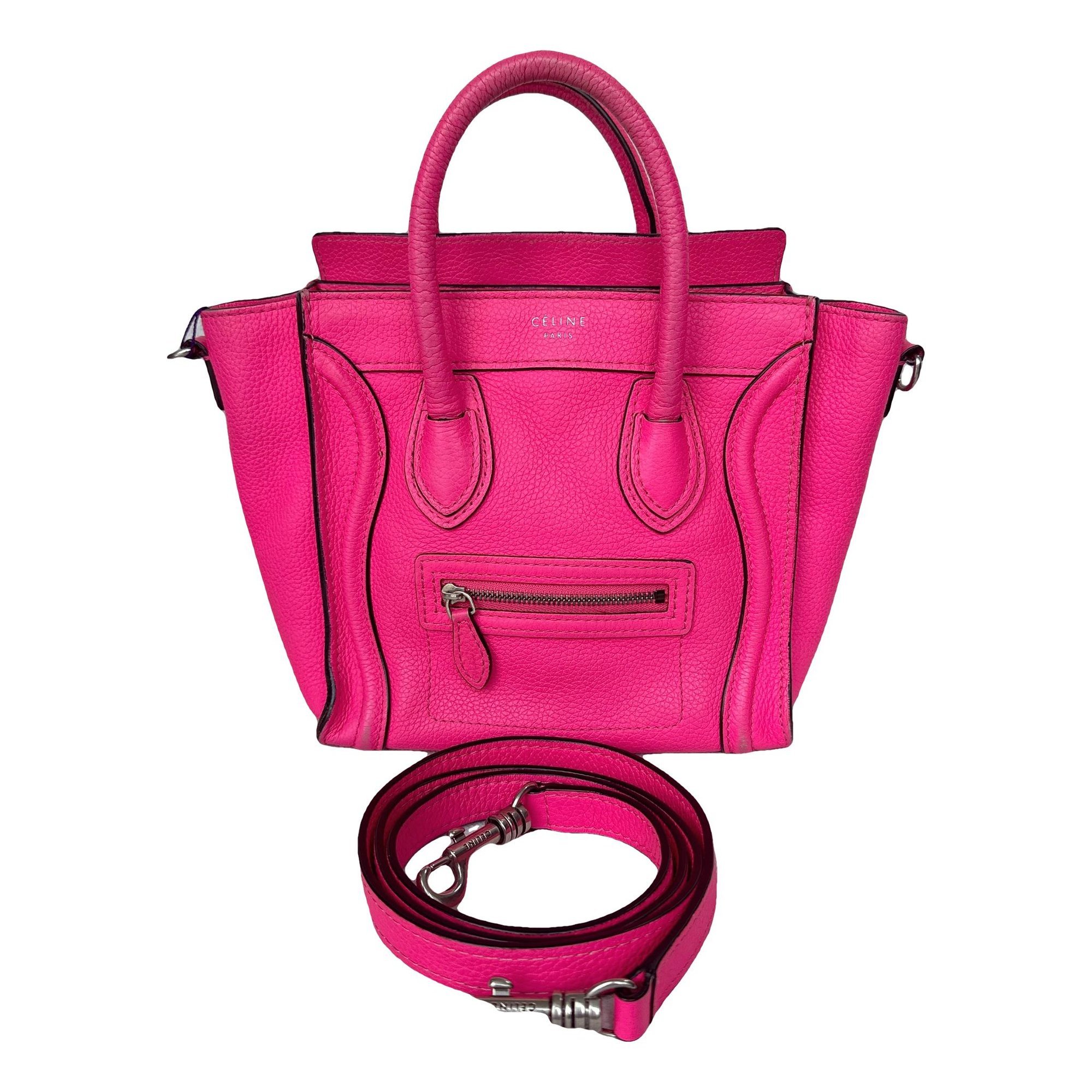 Nano Luggage leather handbag