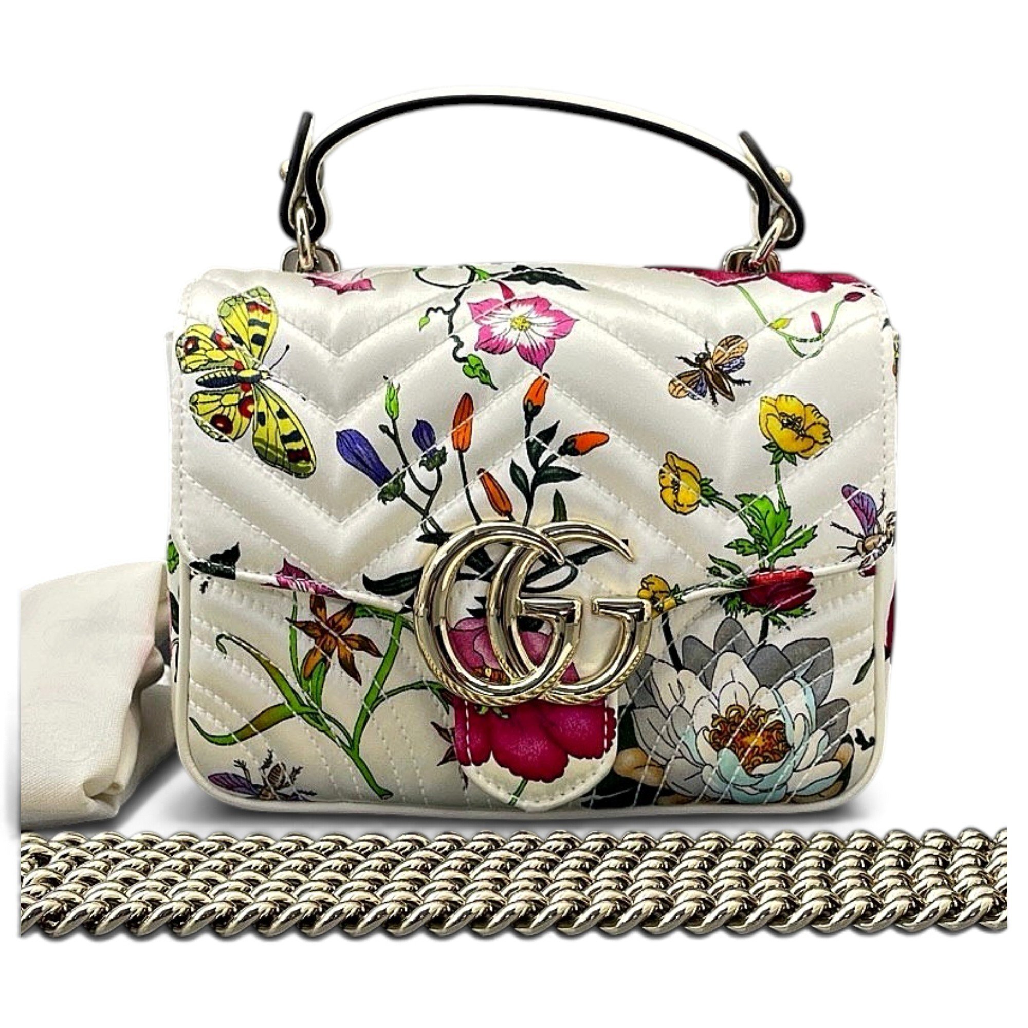 GG Marmont Flap leather crossbody bag
