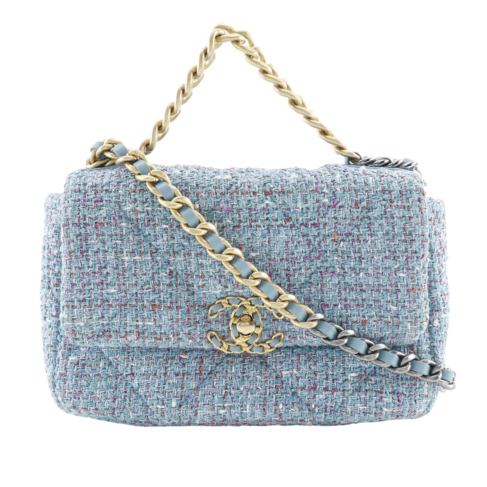 Chanel 19 tweed handbag