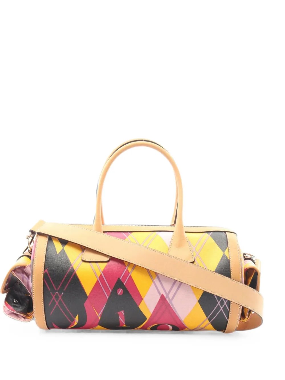 2010s geometric-print tote bag