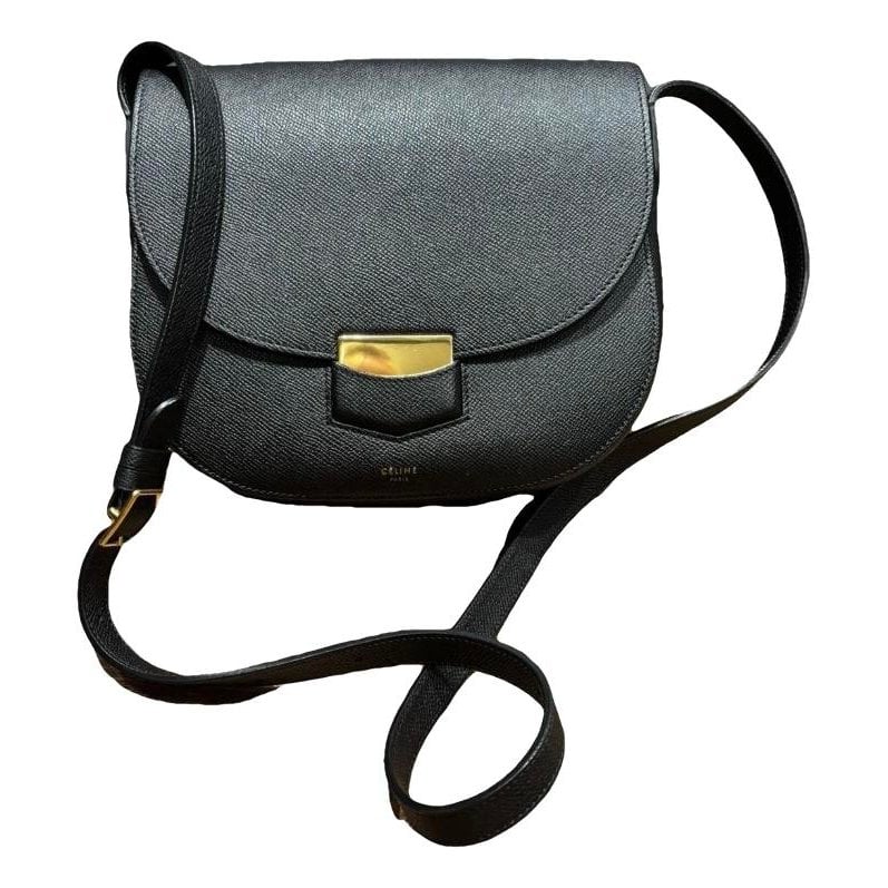 Trotteur leather crossbody bag