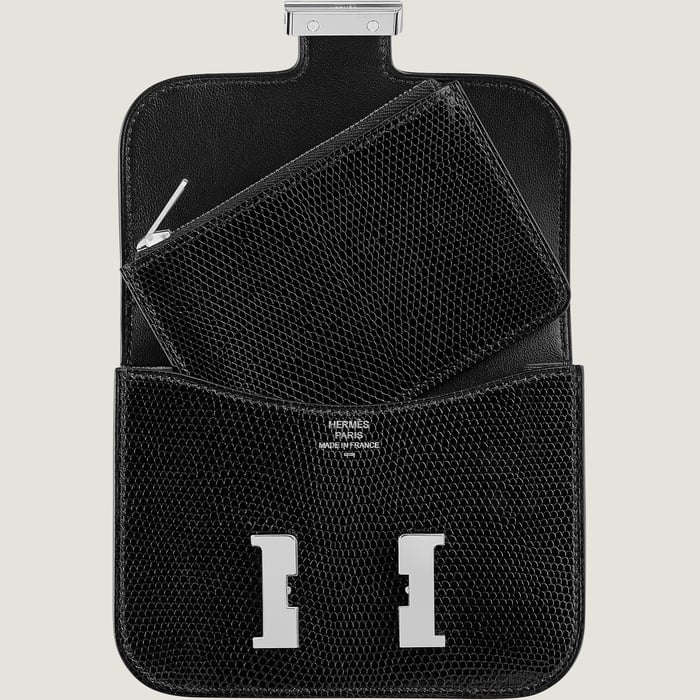 Noir Constance Slim Wallet