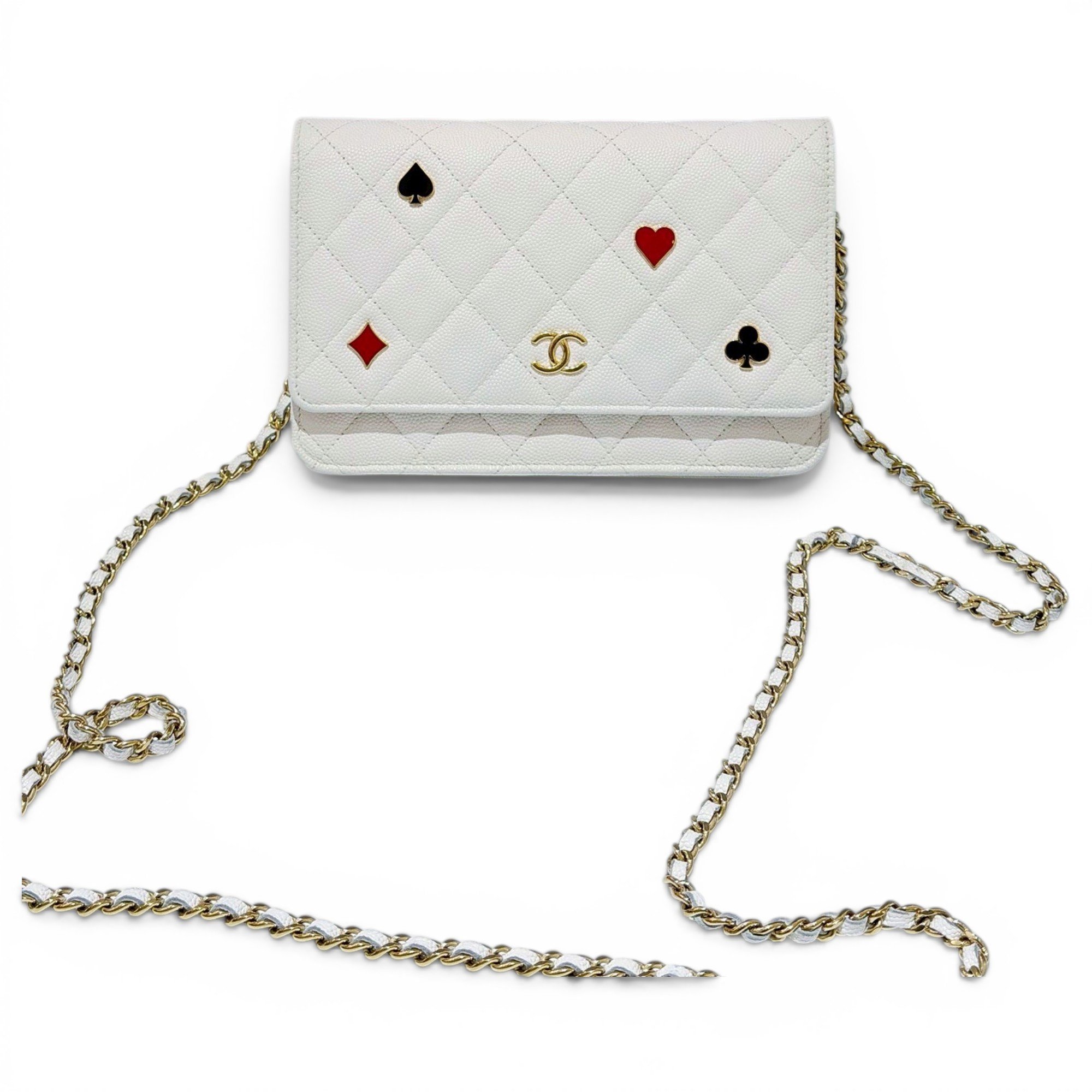 Wallet On Chain Timeless/Classique leather handbag