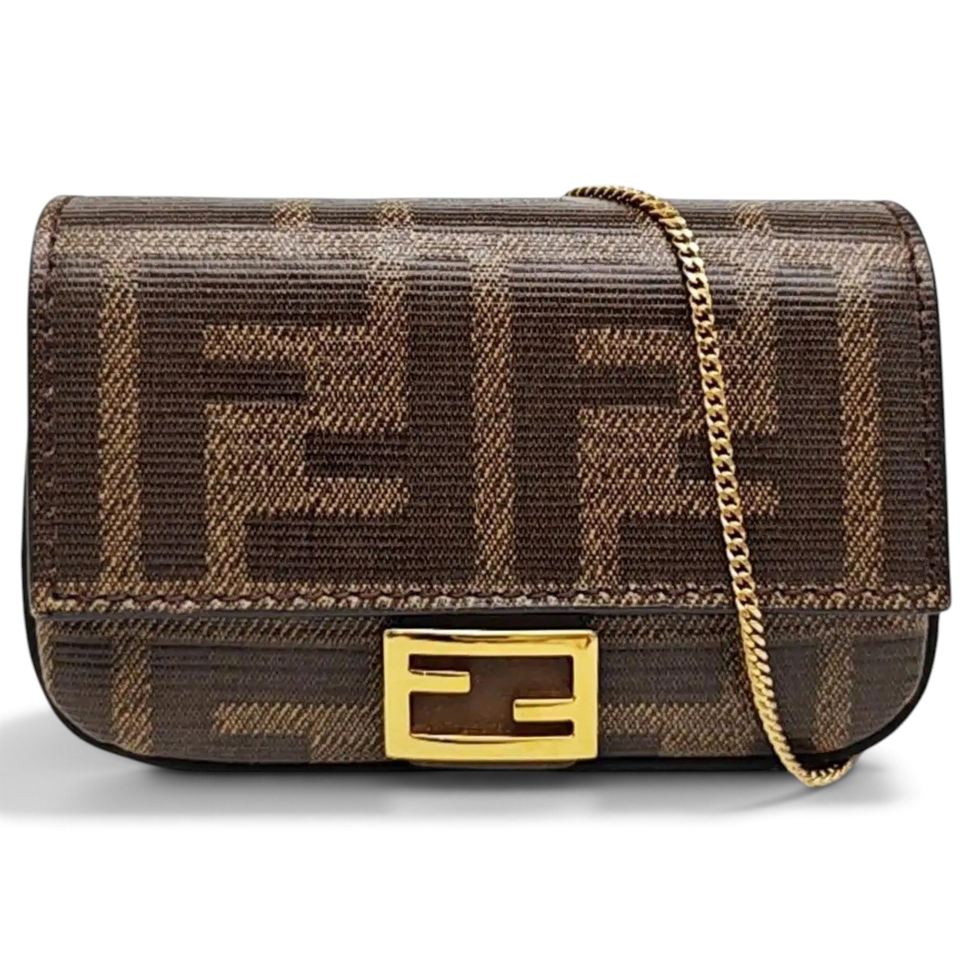 Baguette Chain Midi cloth handbag