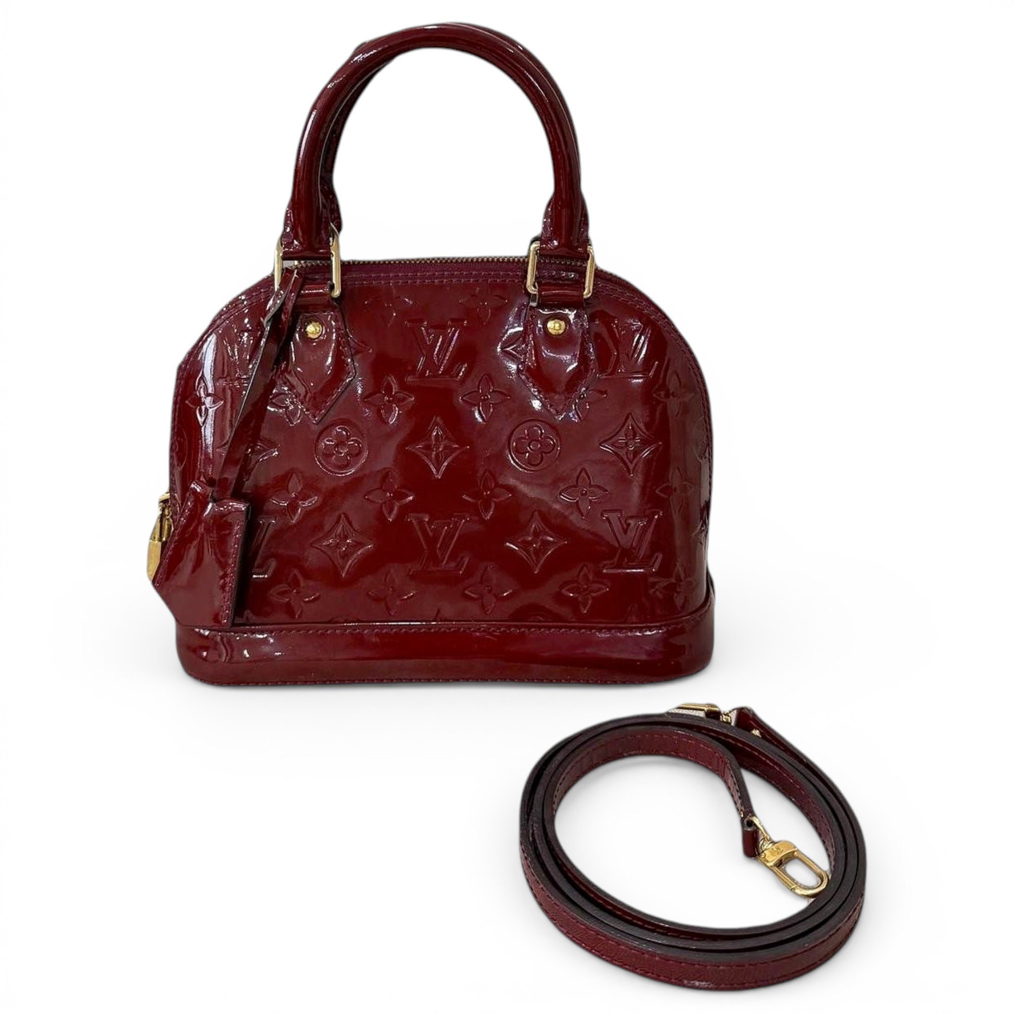 Alma BB patent leather handbag