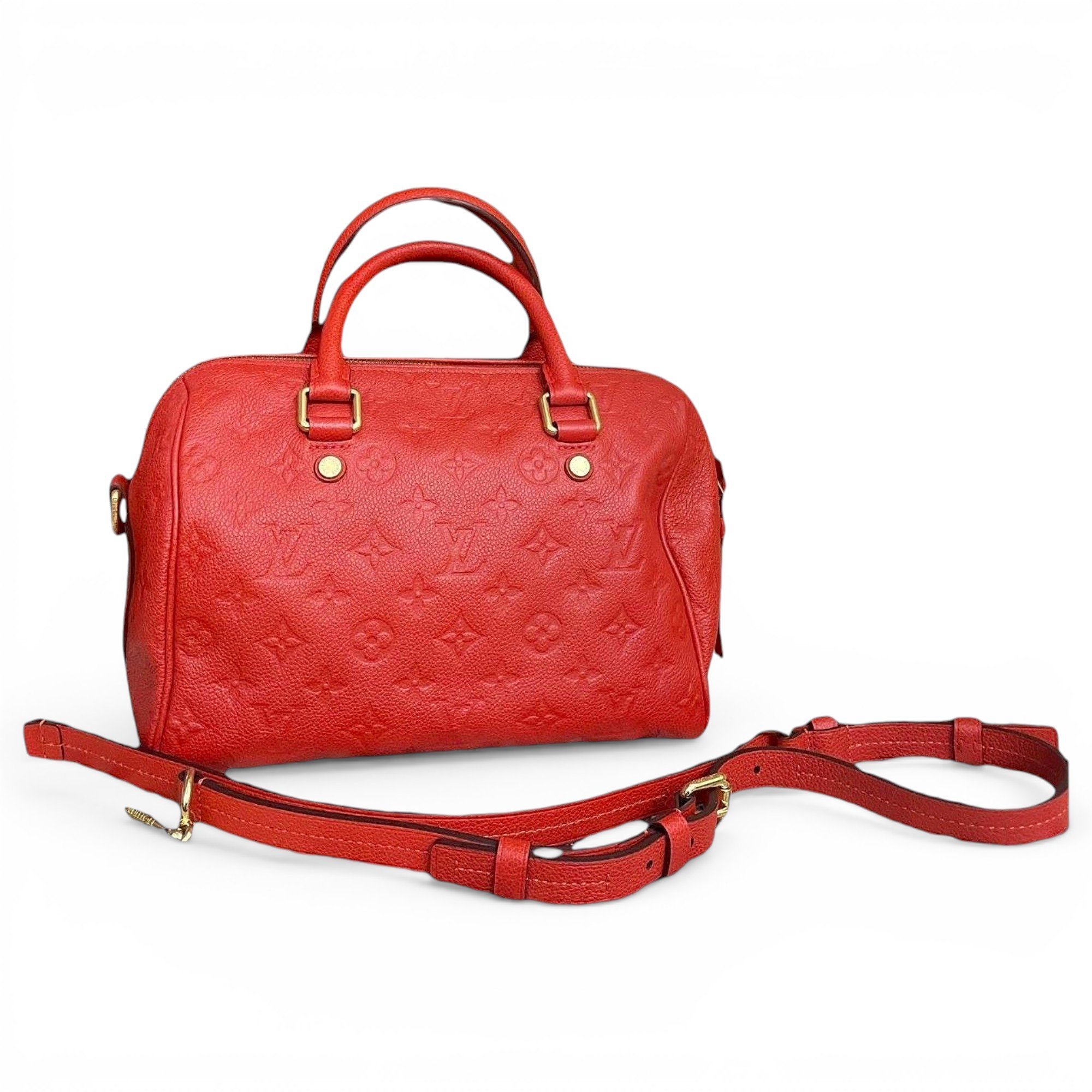 Speedy leather handbag