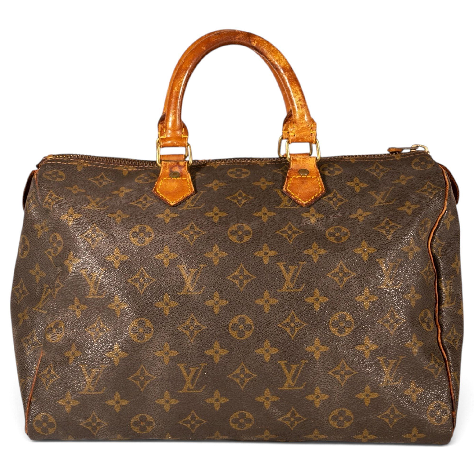 Speedy leather handbag