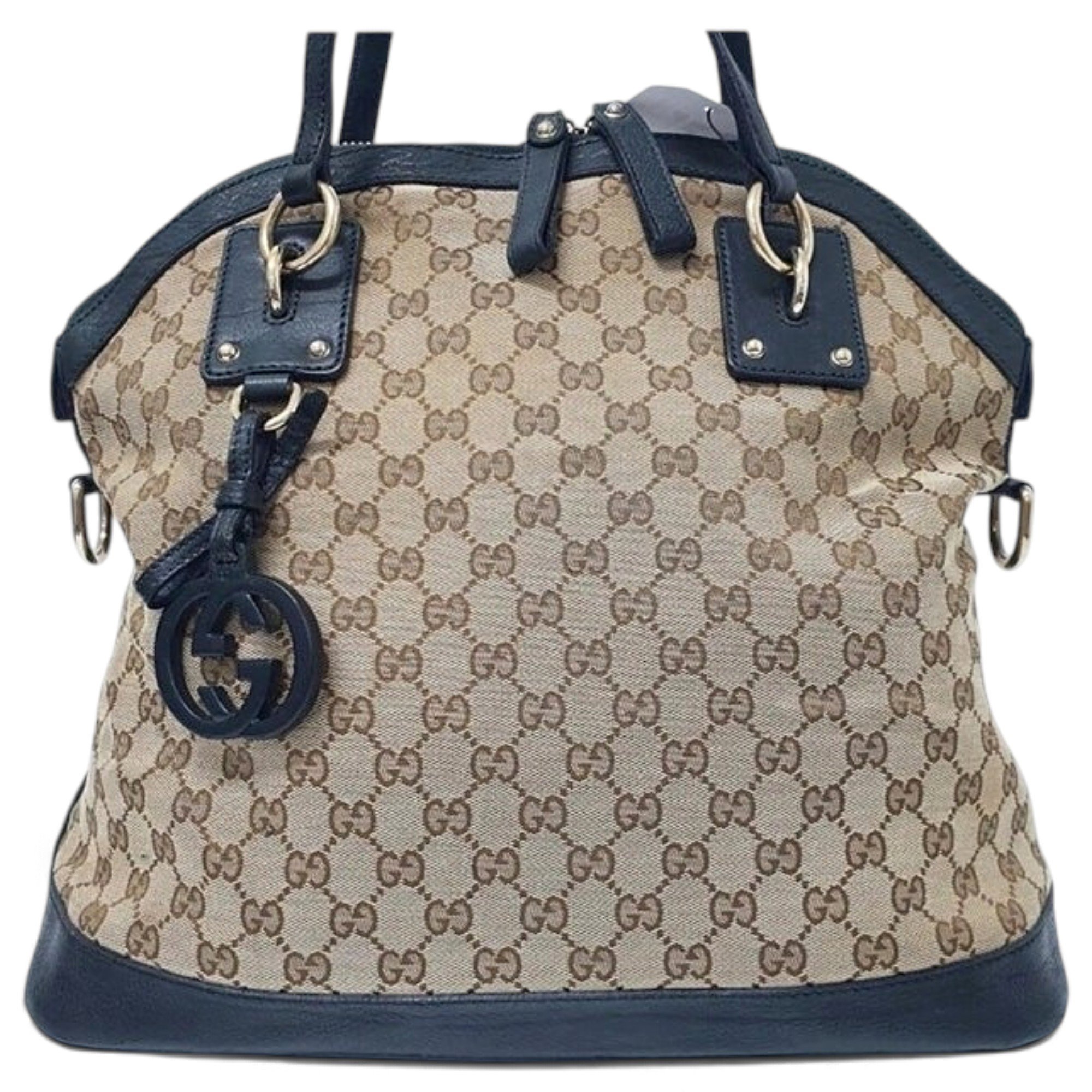 Dôme leather tote