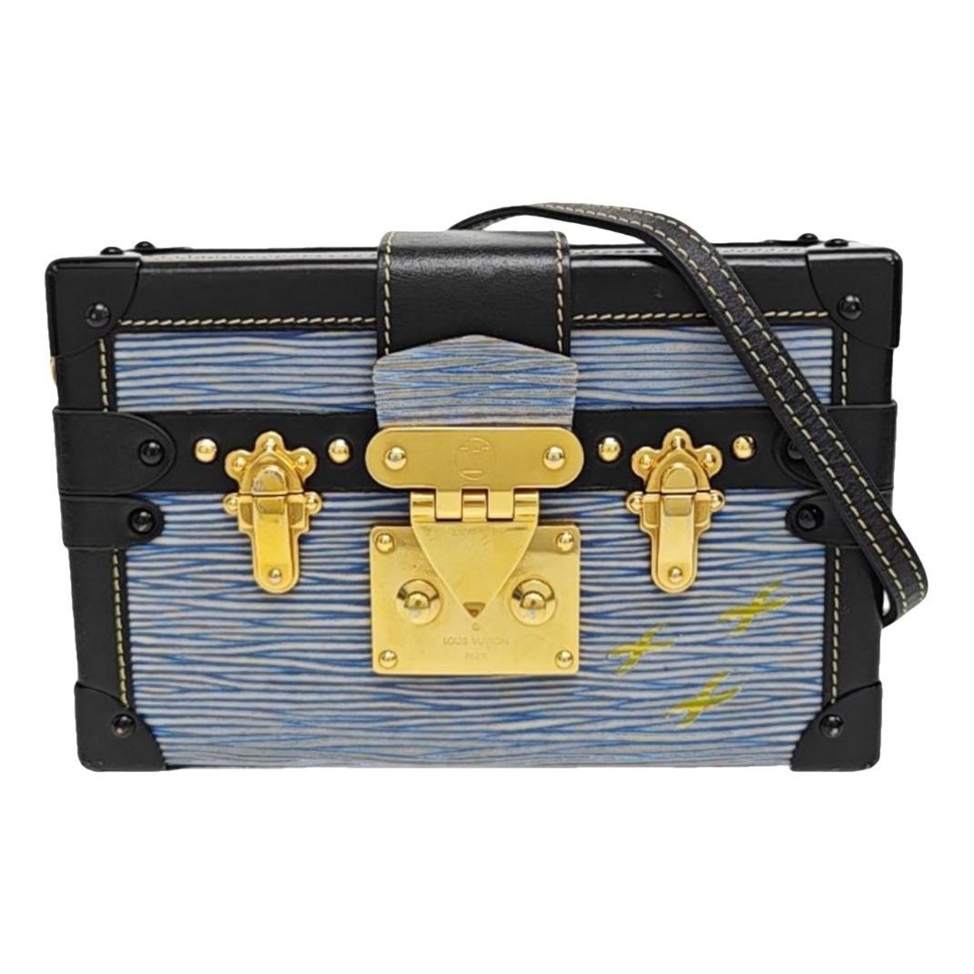 Petite Malle leather handbag