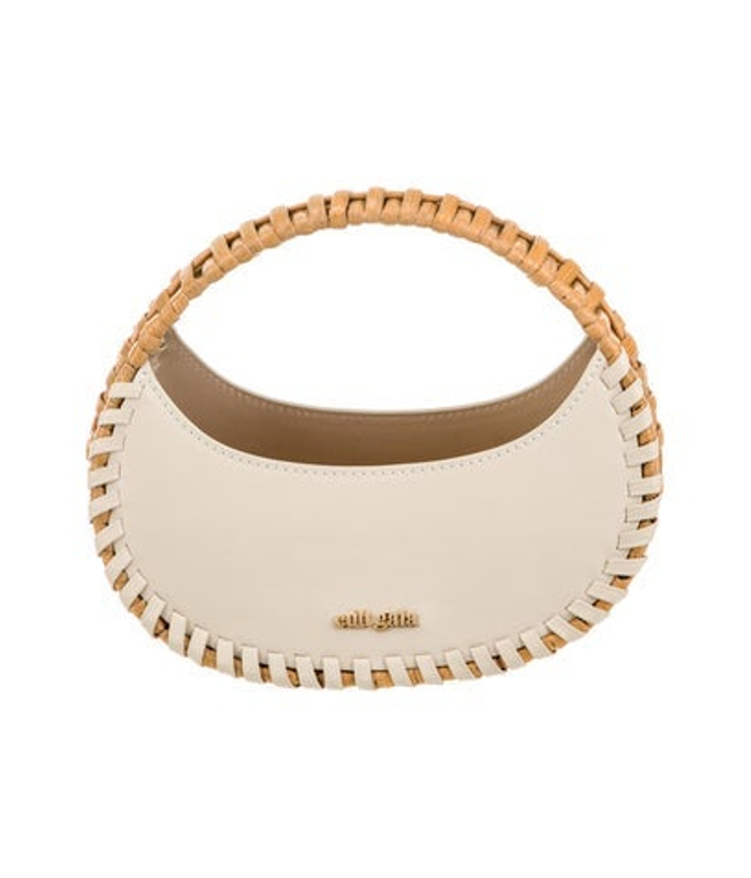 Cult Gaia Gaia Rattan Top Handle Bag