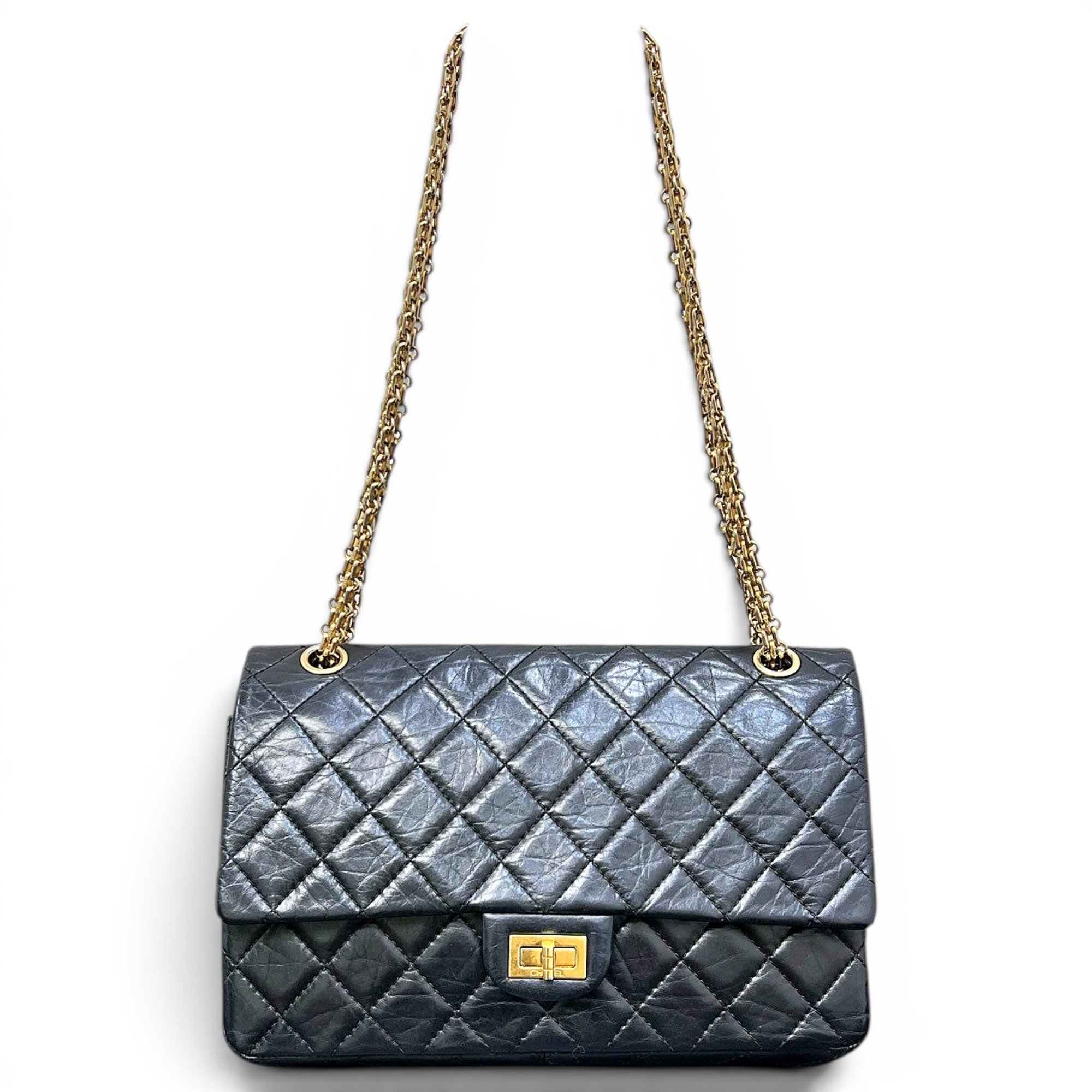 2.55 leather handbag