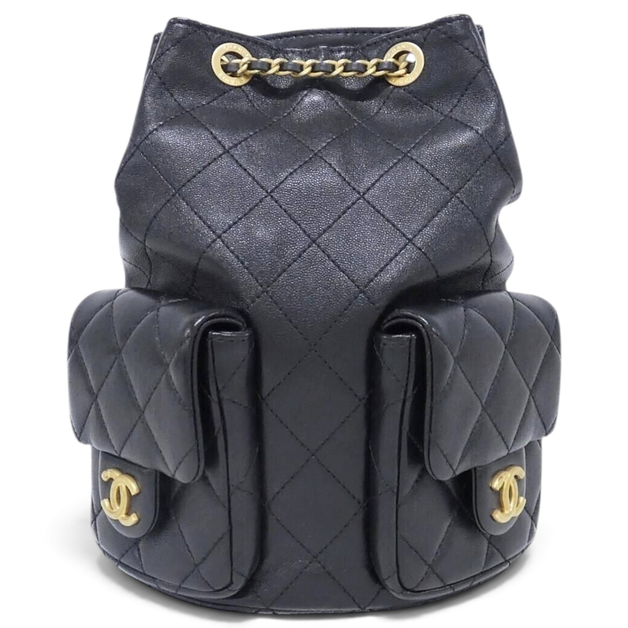 Leather backpack