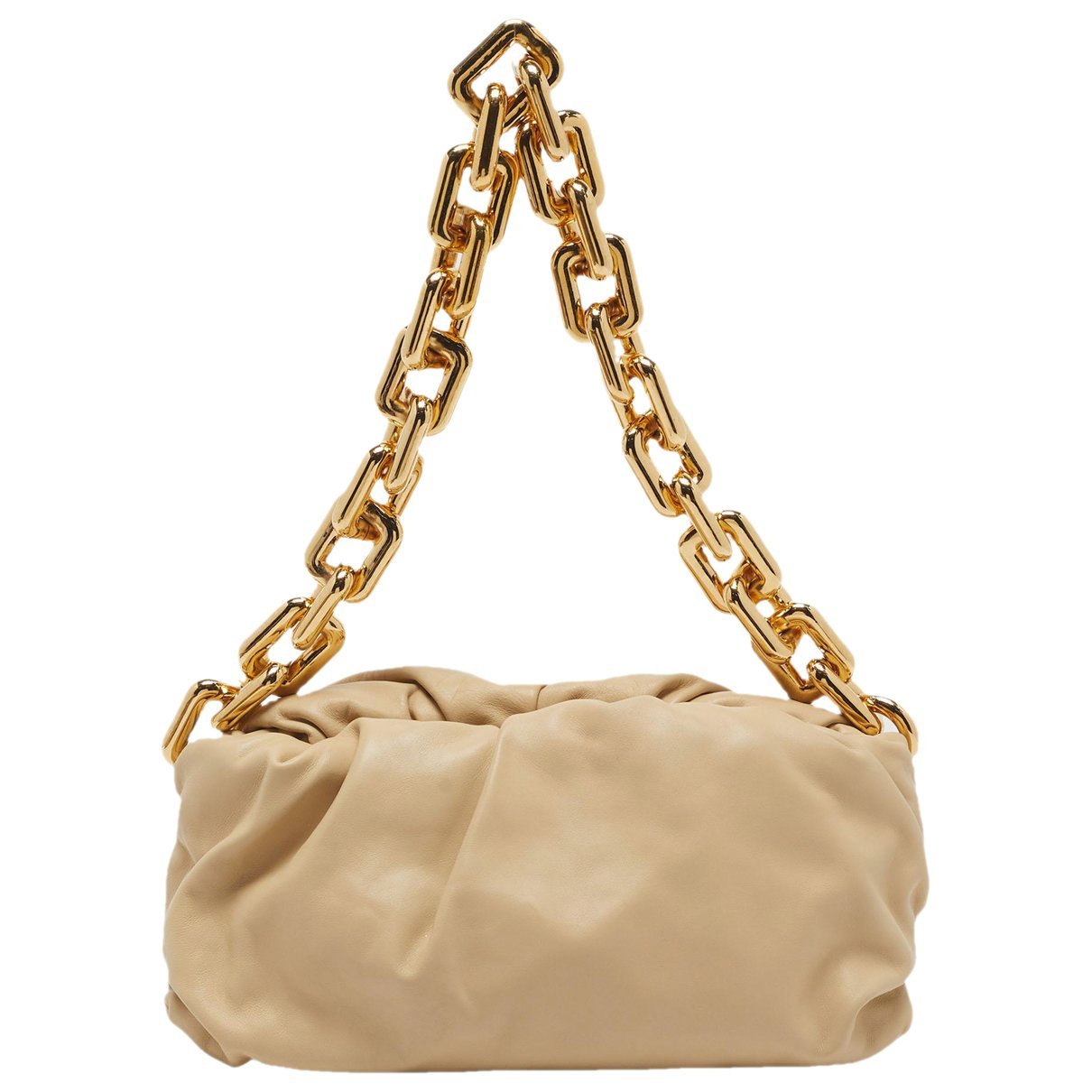 Pouch leather handbag