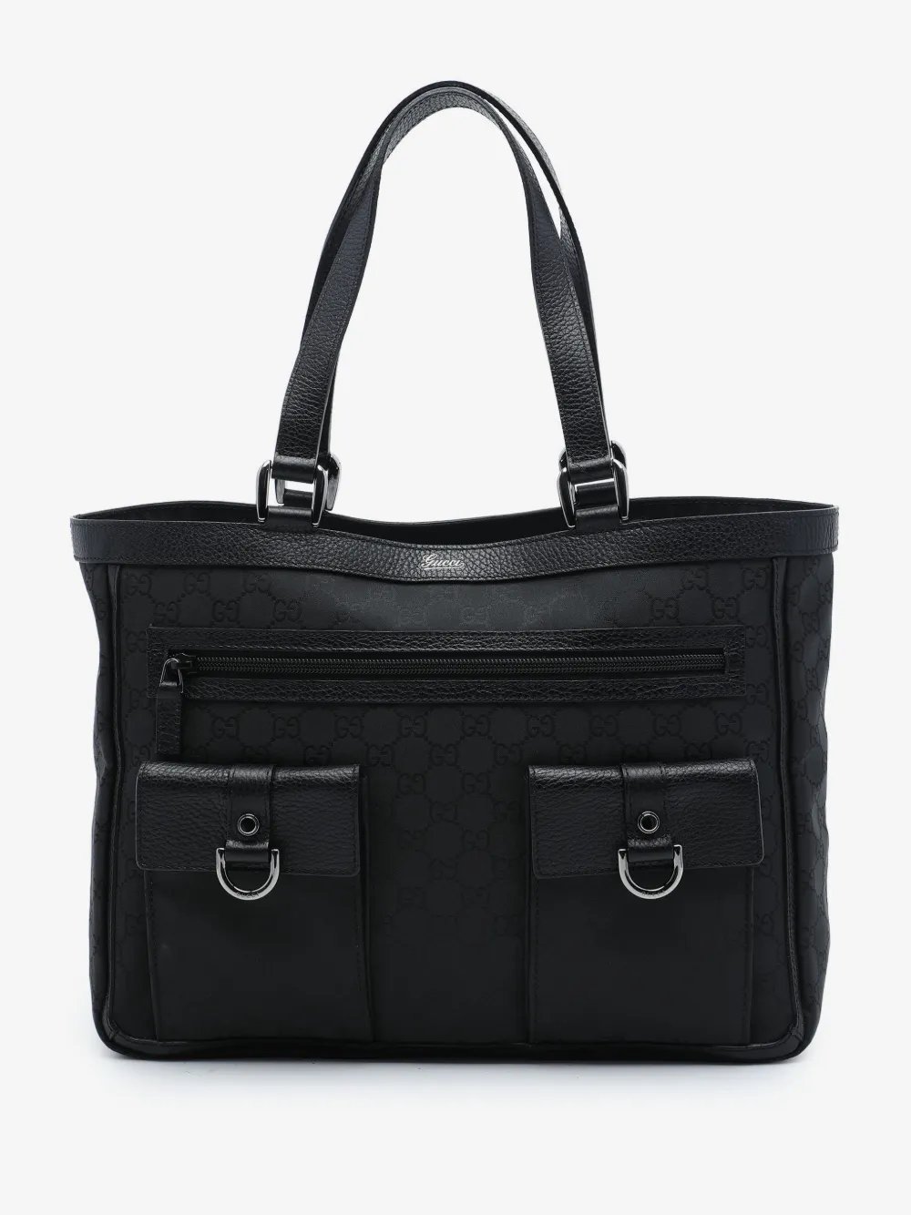 2016-2026 GG Nylon Abbey D Ring Pocket tote bag