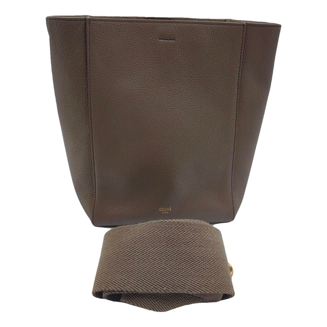 Seau Sangle leather tote