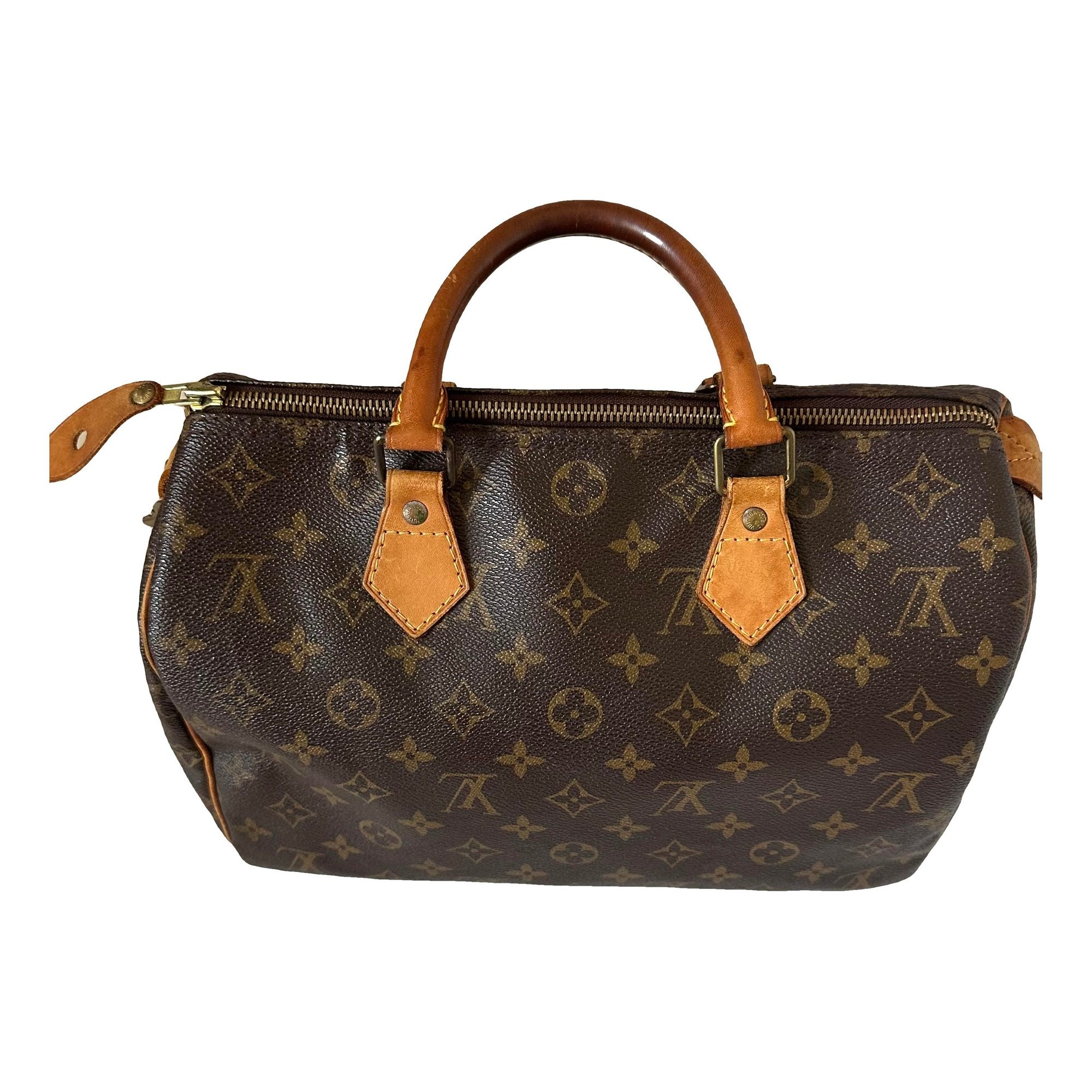 Speedy leather handbag