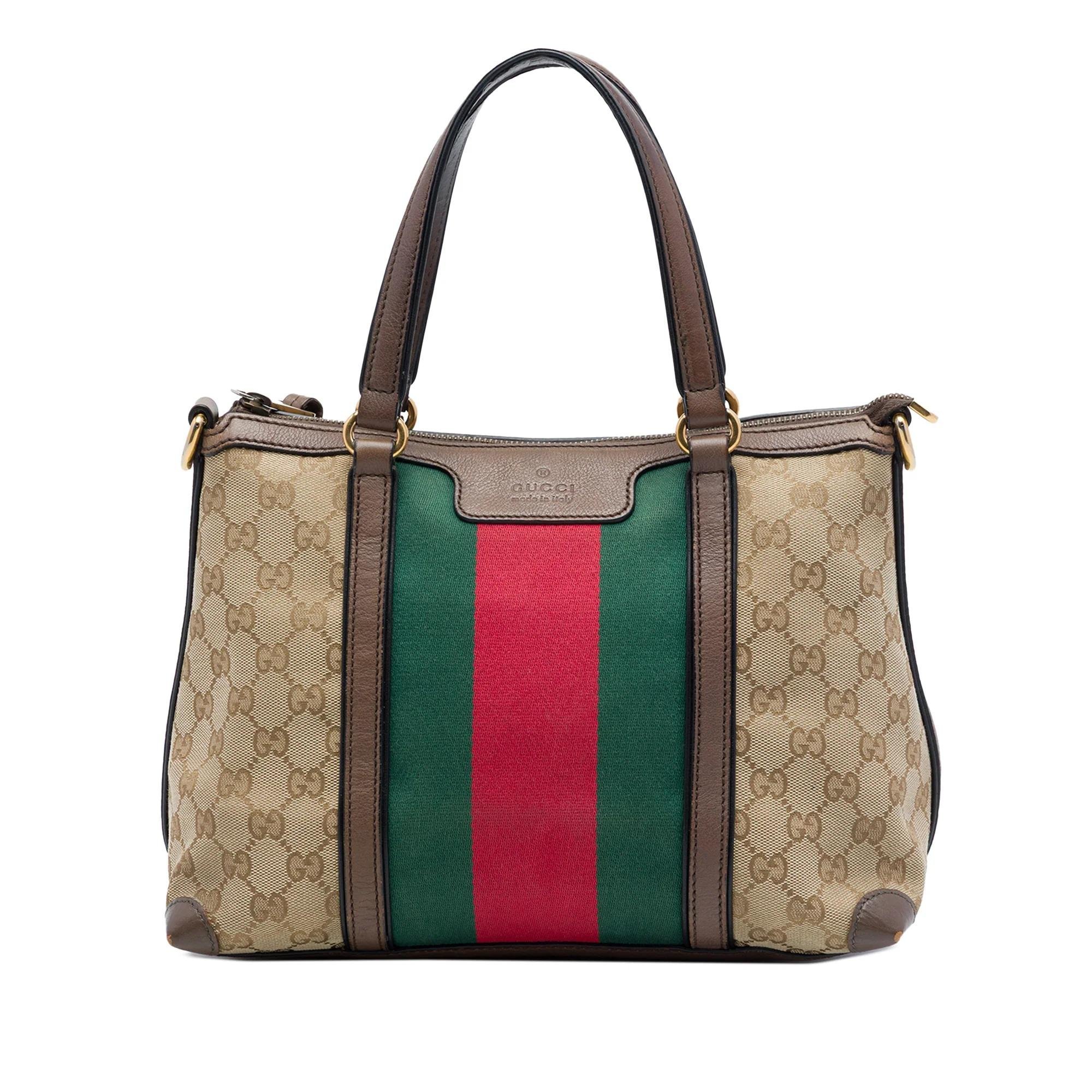 Gucci B cloth satchel