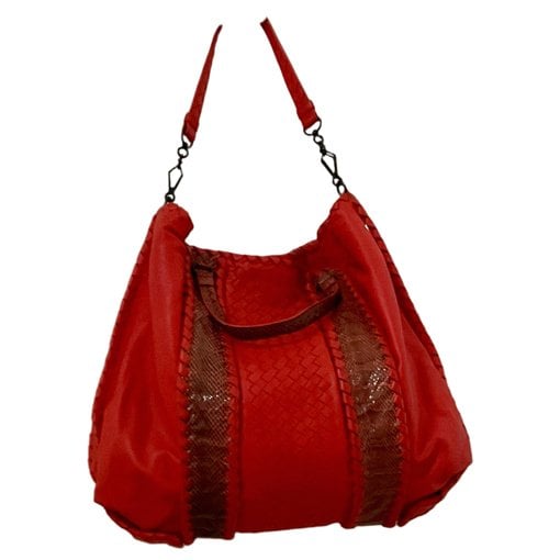 Leather tote