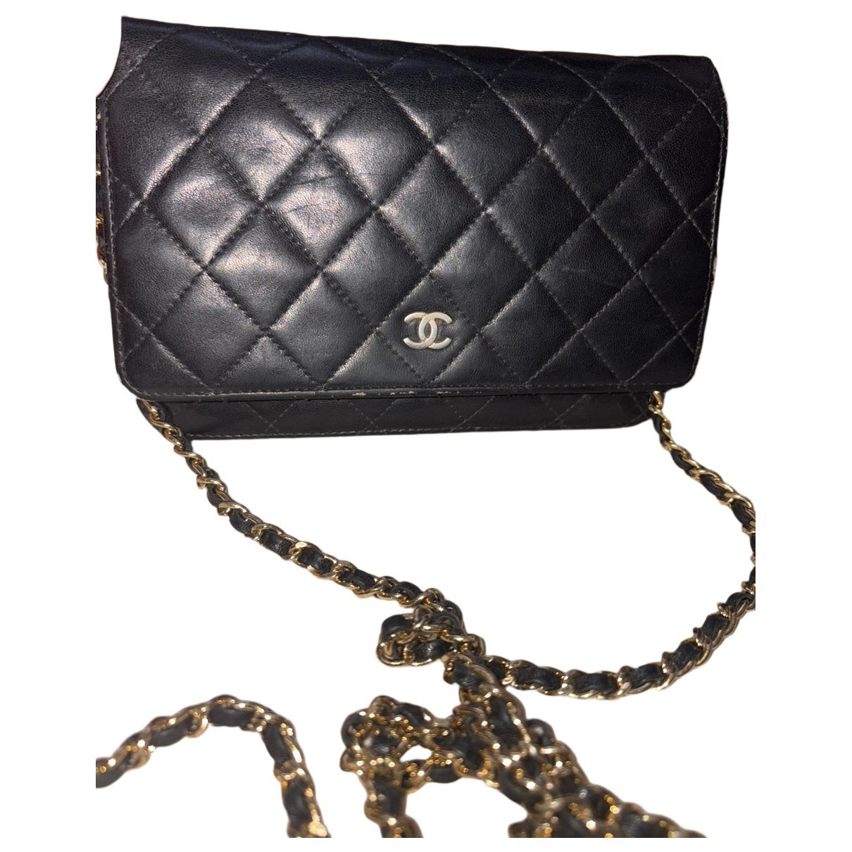 Wallet On Chain Timeless/Classique leather crossbody bag