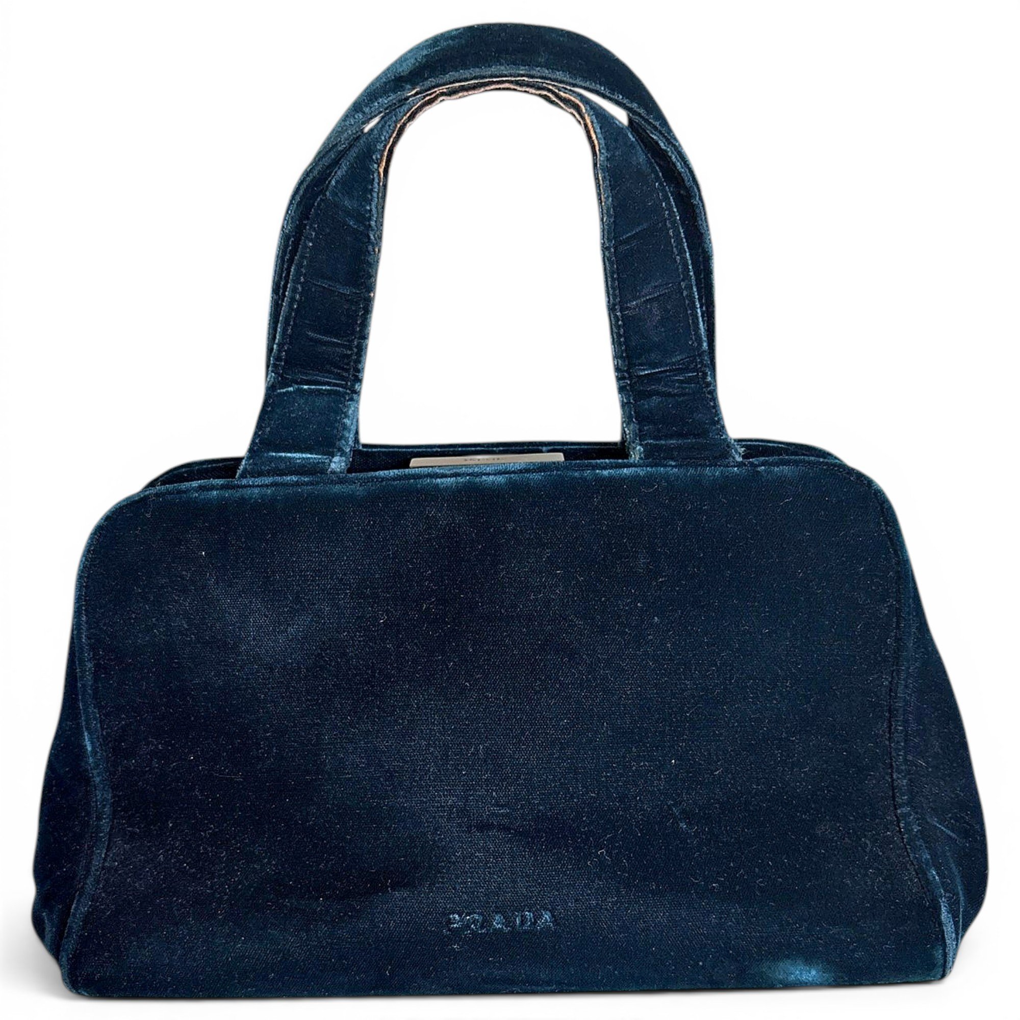 Velvet handbag