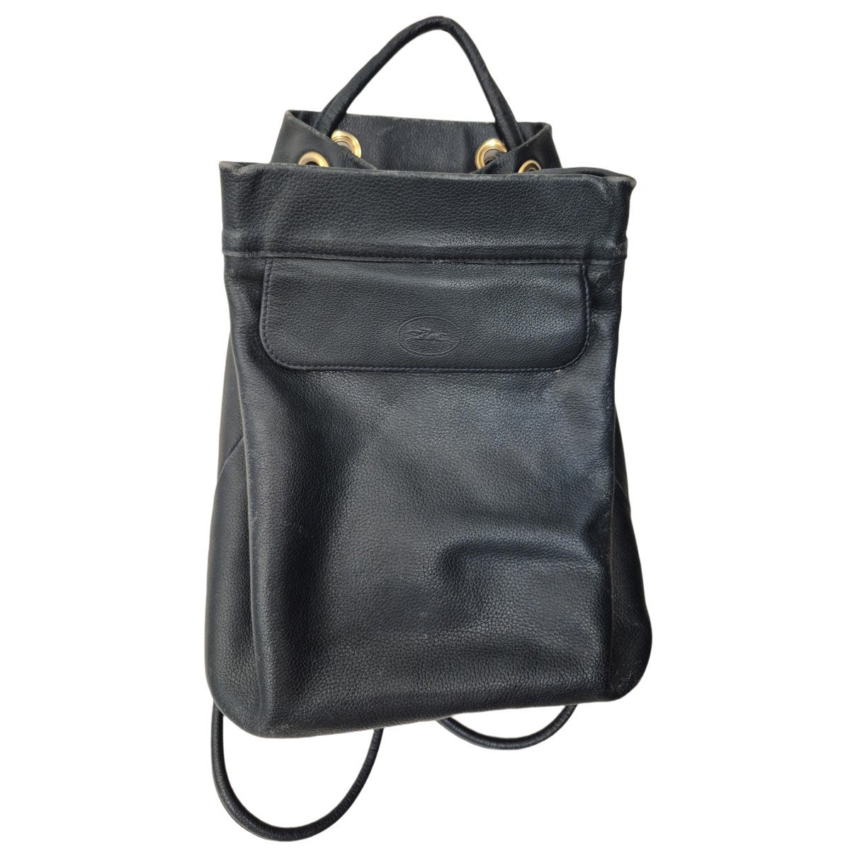 Leather backpack