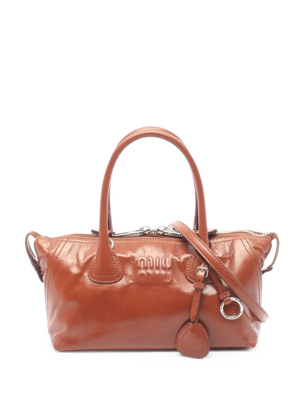 Miu Miu 2020s logo-embossed tote bag