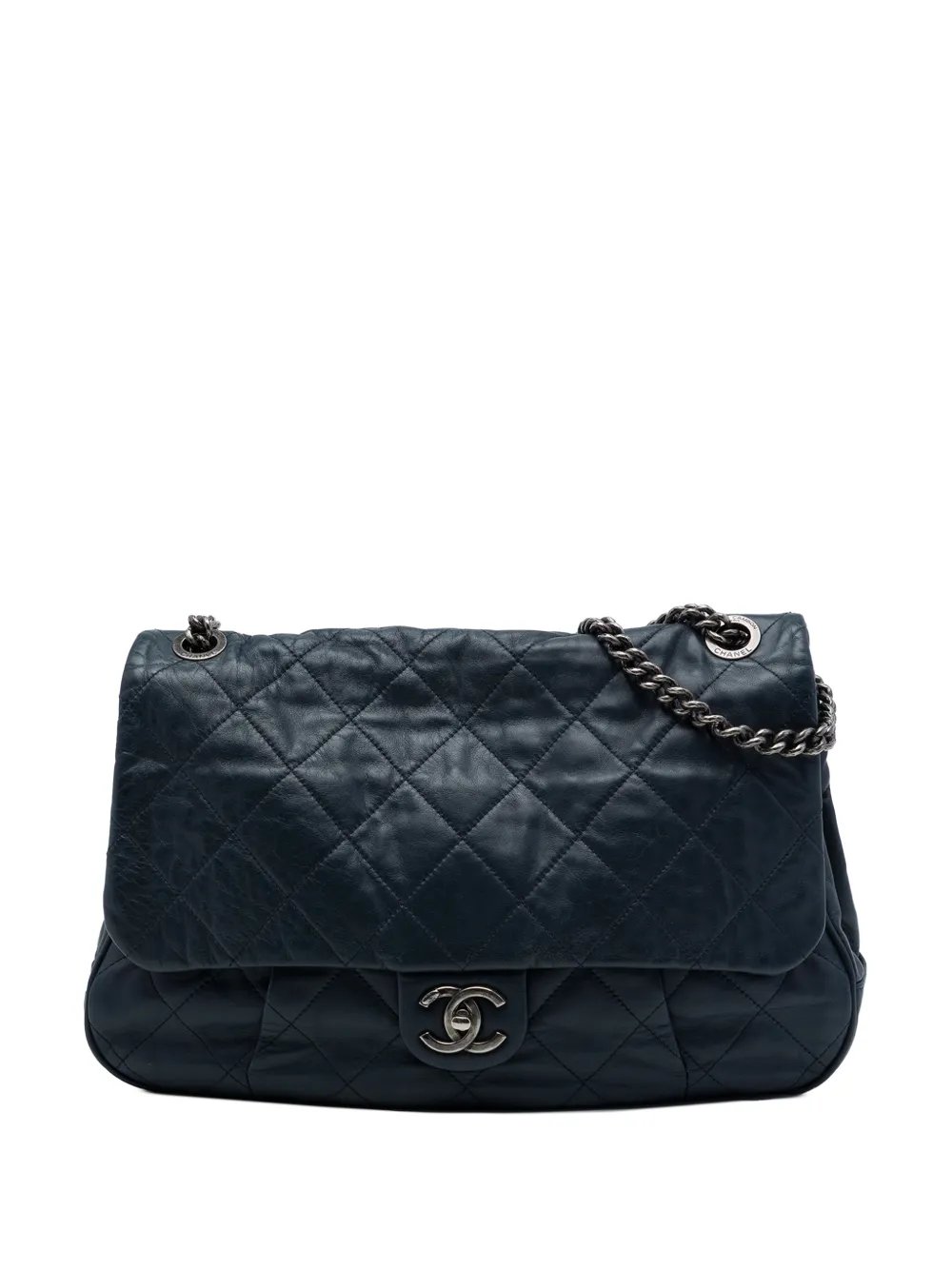 2012 Quilted Calfskin Coco Pleats Flap shoulder bag