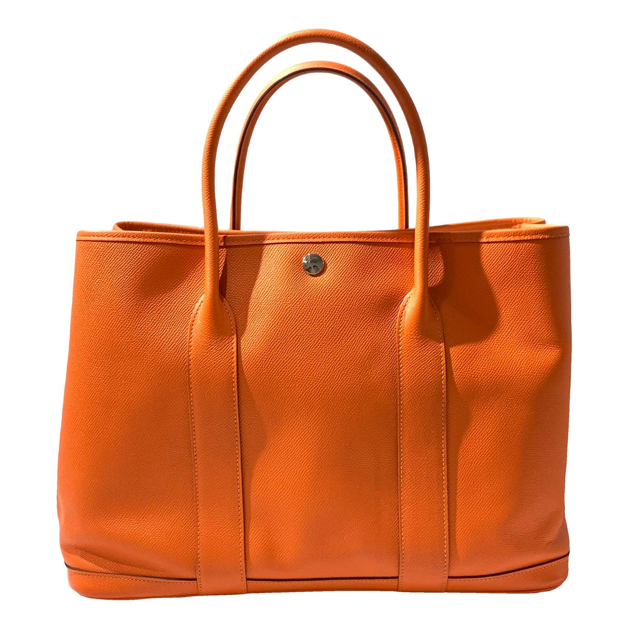 Garden Party leather handbag