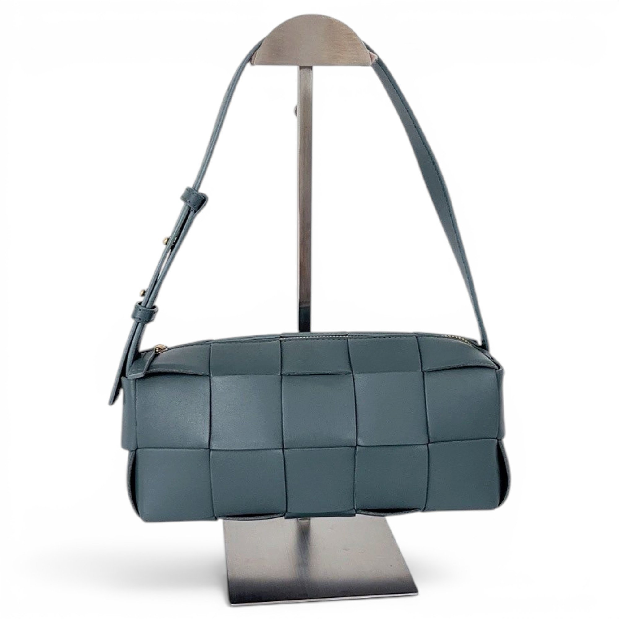 Cassette leather handbag