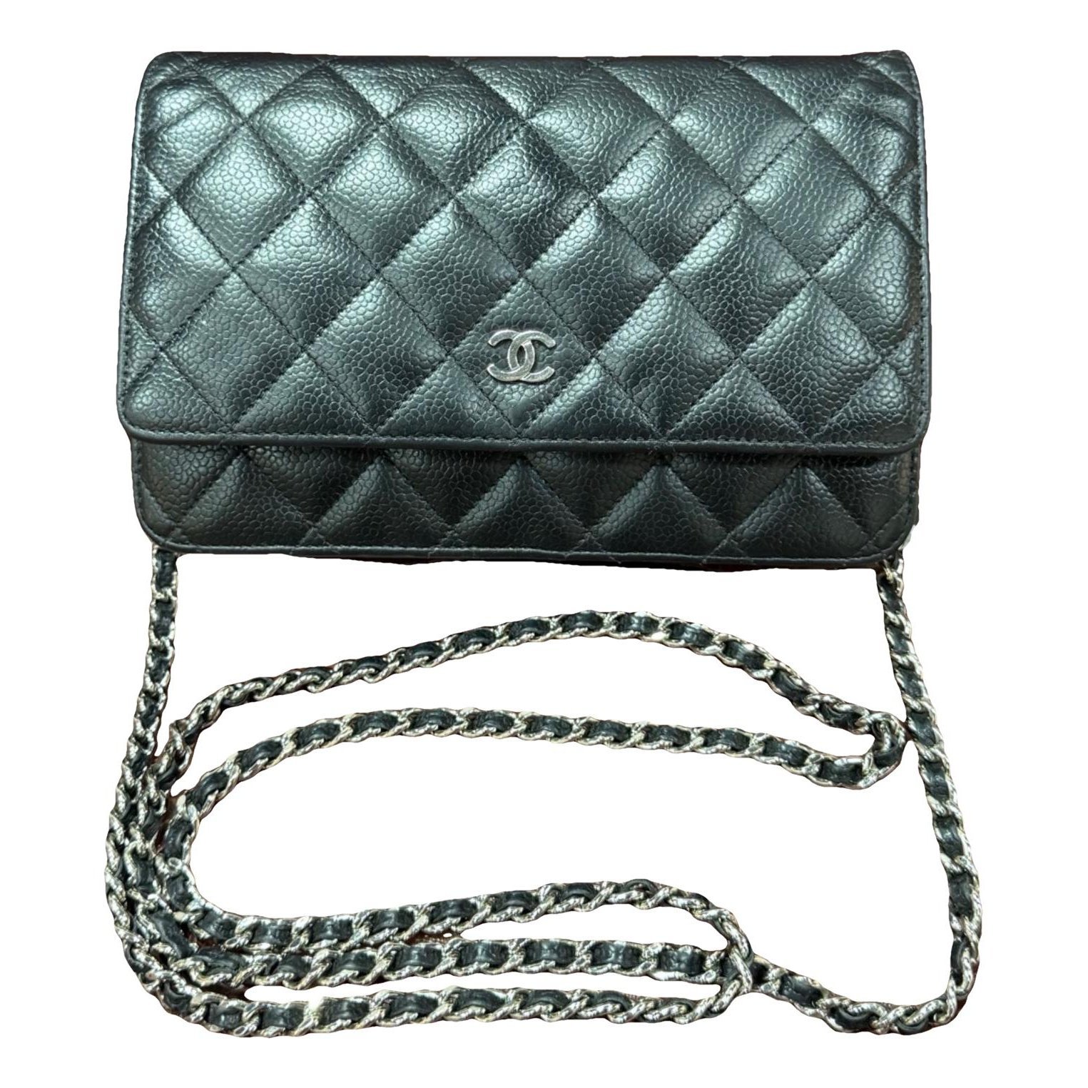 Wallet On Chain Timeless/Classique leather crossbody bag