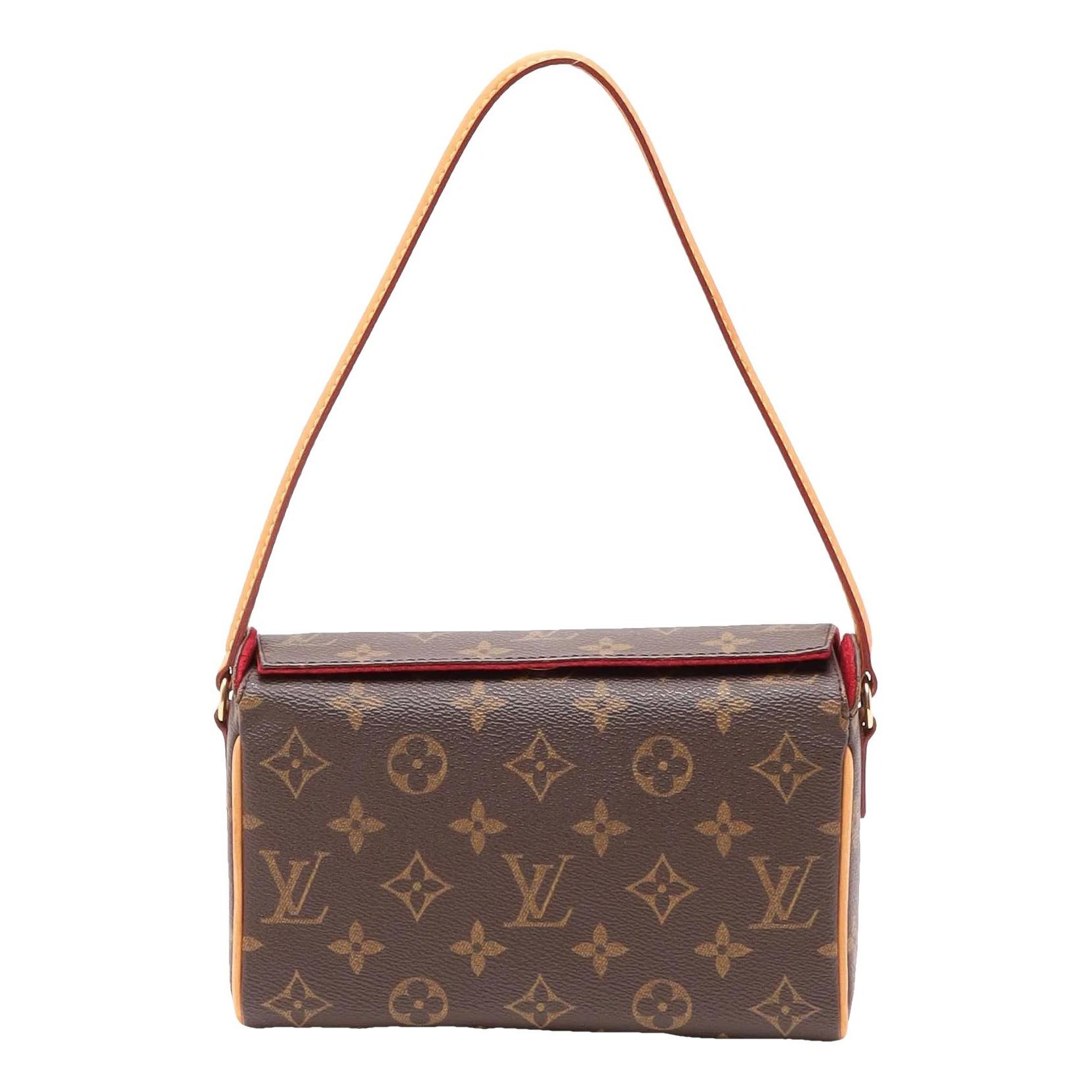 Recital leather handbag
