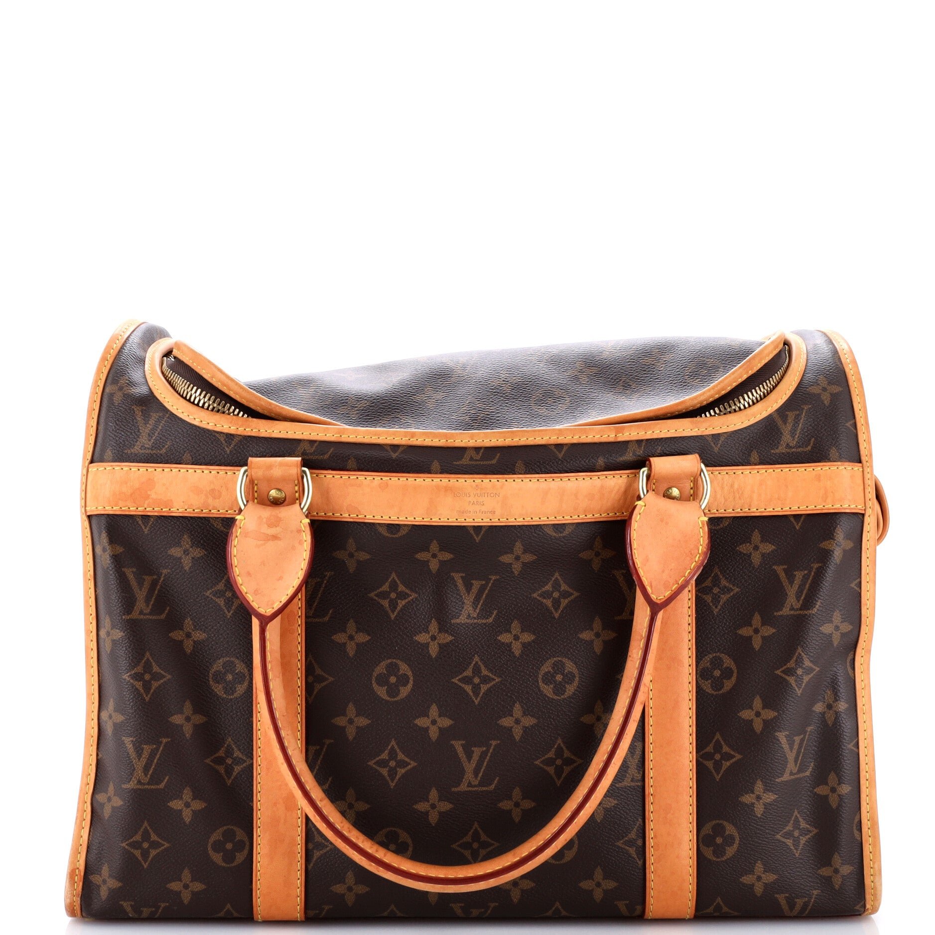 Dog Carrier Bag Monogram Canvas 40