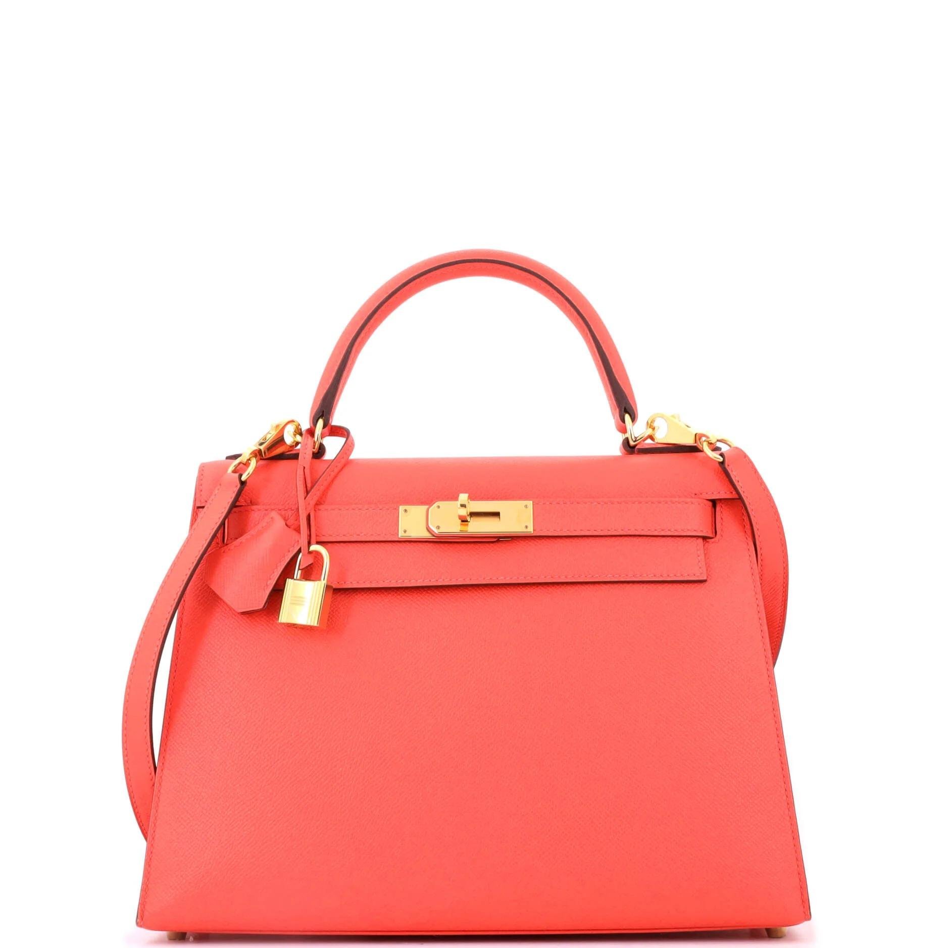 Kelly 28 leather handbag