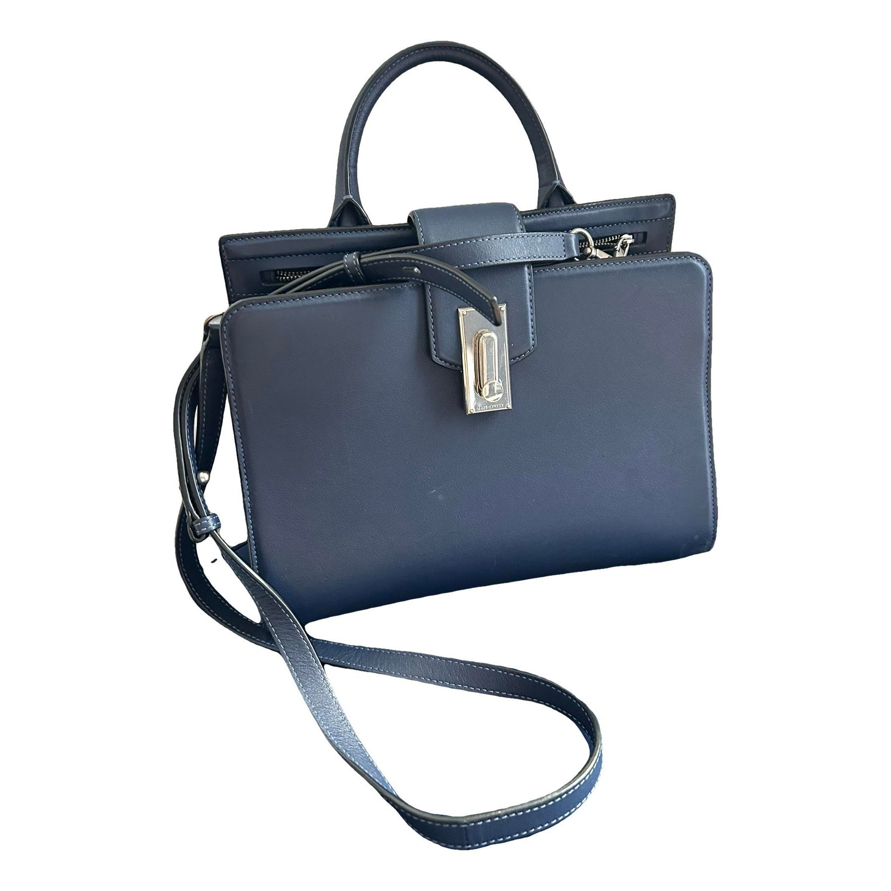 Downtown leather handbag