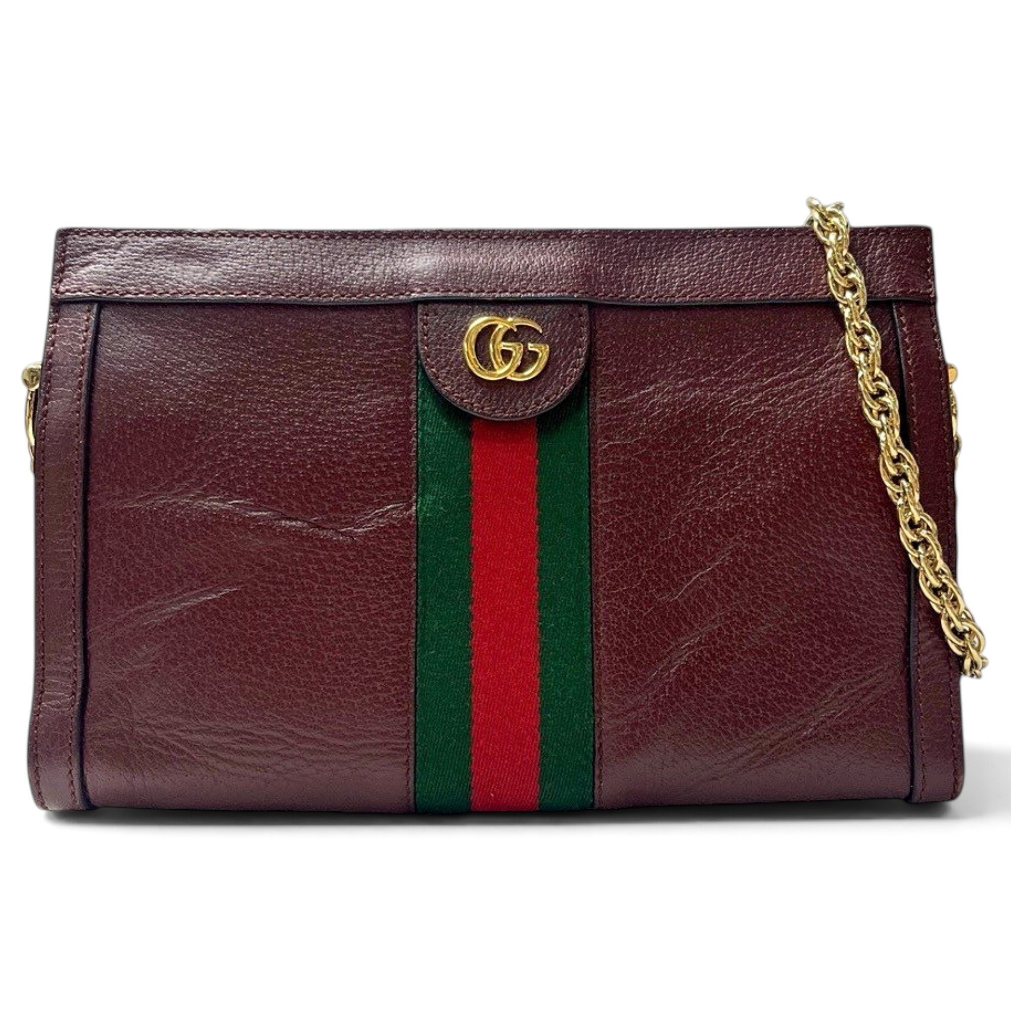 Ophidia Chain leather handbag