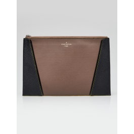 Louis Vuitton Gris Neon Veau Cachemire Leather W Pochette Bag