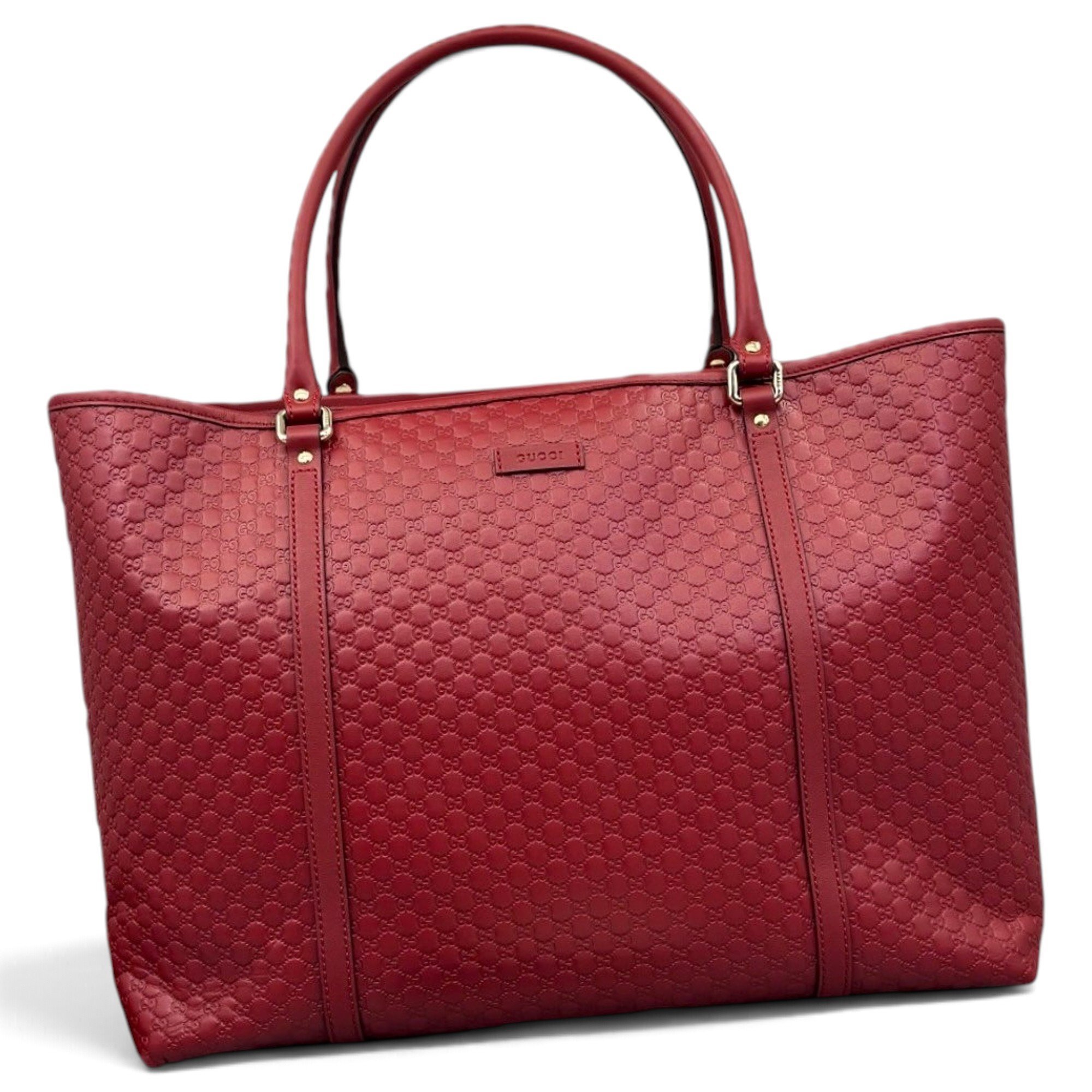 Leather tote