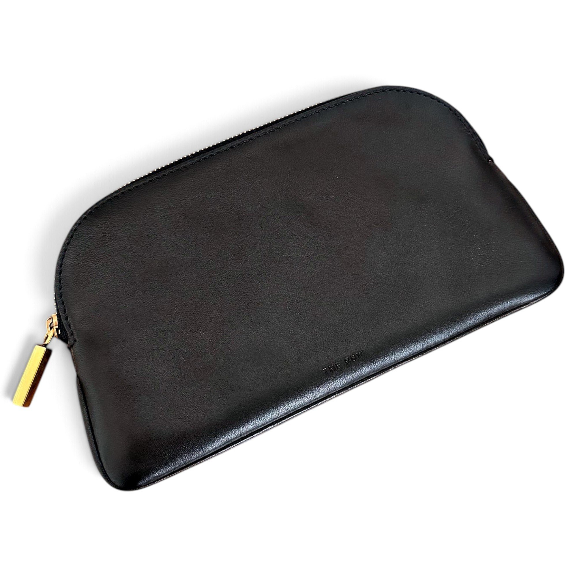 The Row Leather clutch bag