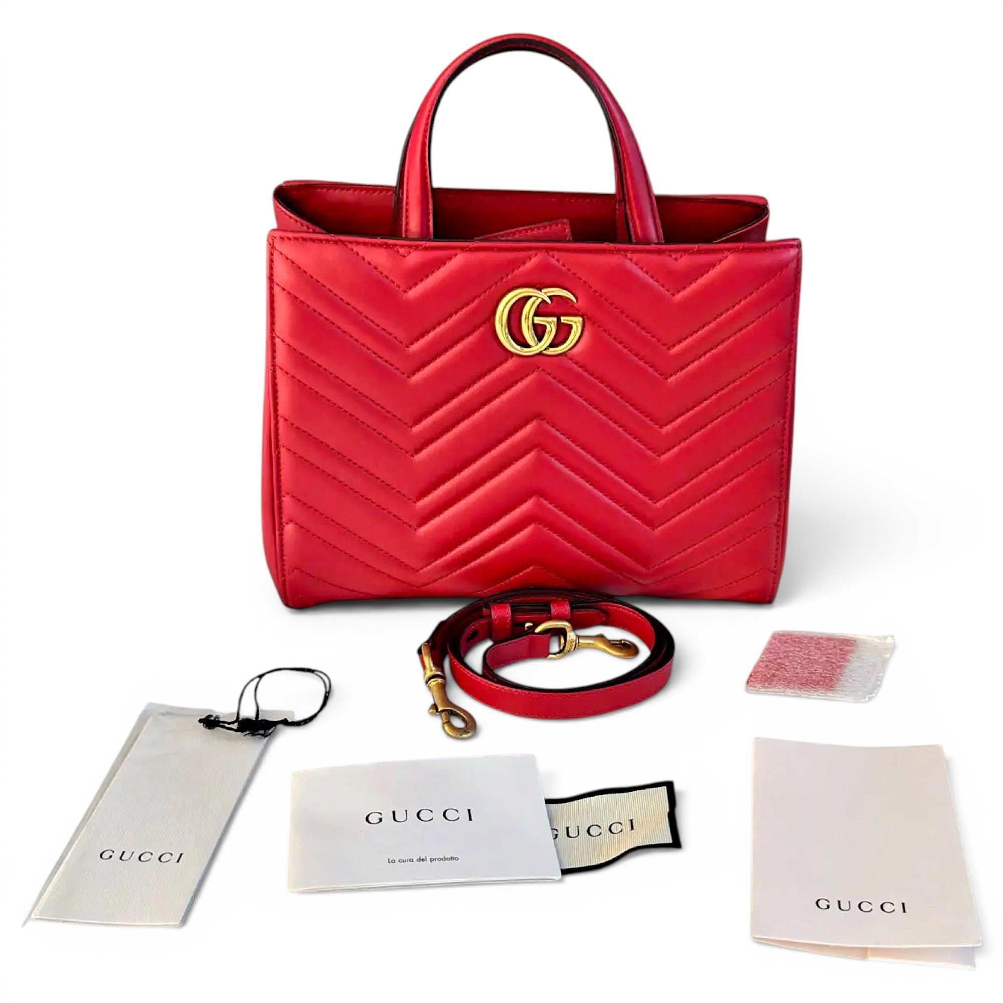 GG Marmont Shopping leather crossbody bag