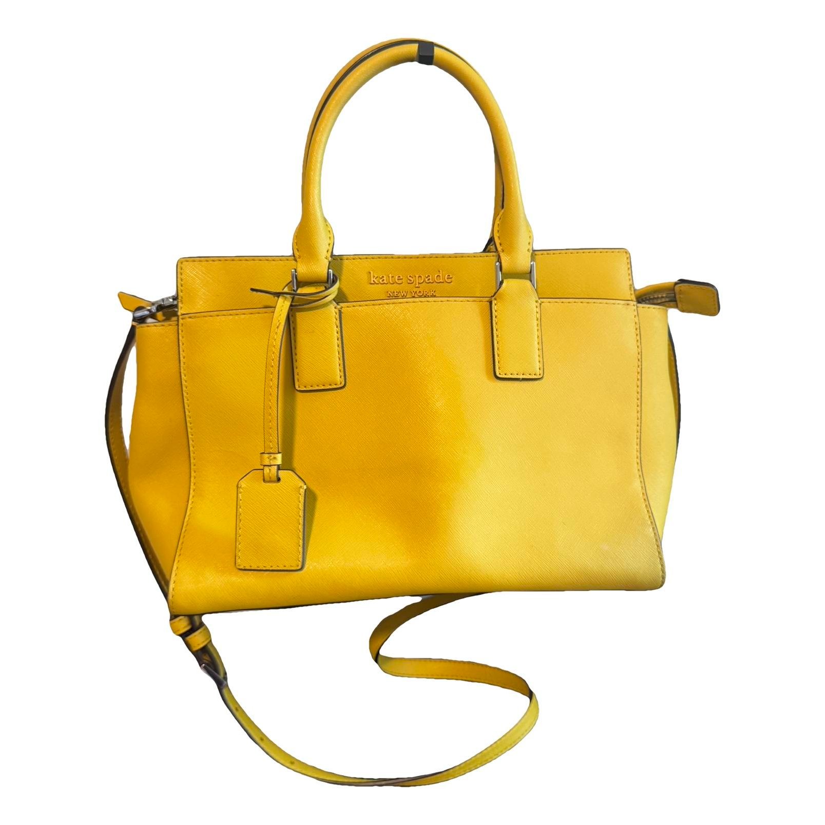 Patent leather handbag