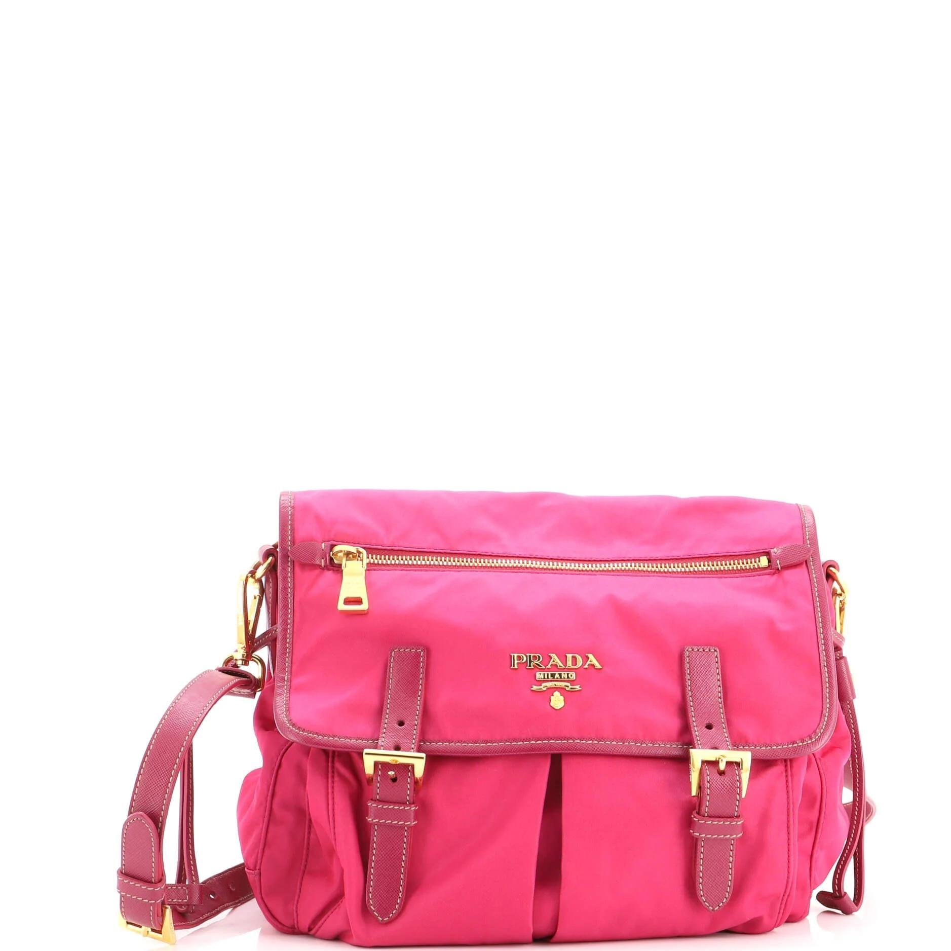 Buckle cloth handbag