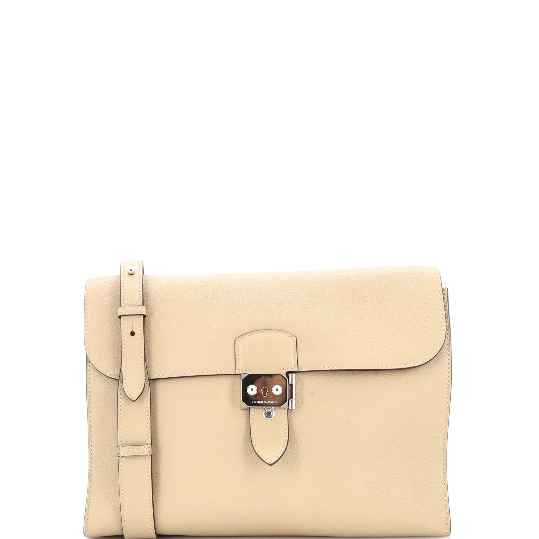 Hermes Sac a Depeches Messenger Bag Verso Evergrain 29